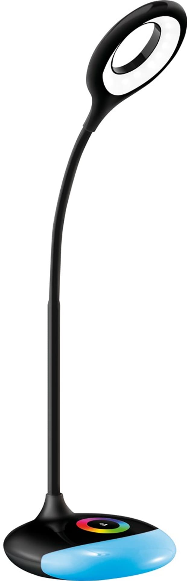 

Nowoczesna lampka na biurko wielokolorowa RGB LED Activejet ORION RGB czarna z funkcją oświetlenia nocnego