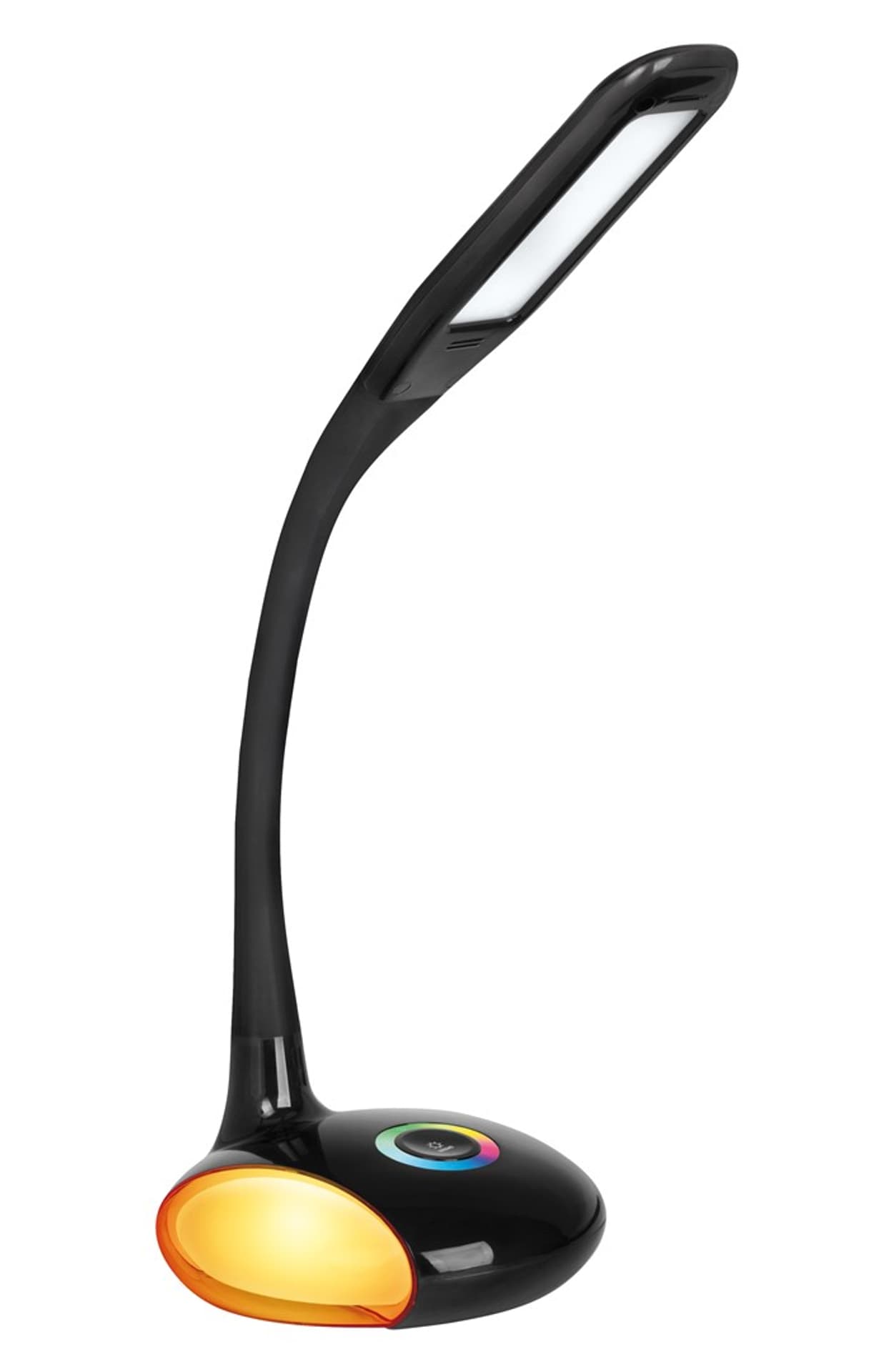 

Nowoczesna lampka na biurko wielokolorowa RGB LED Activejet VENUS RGB czarna z funkcją oświetlenia nocnego