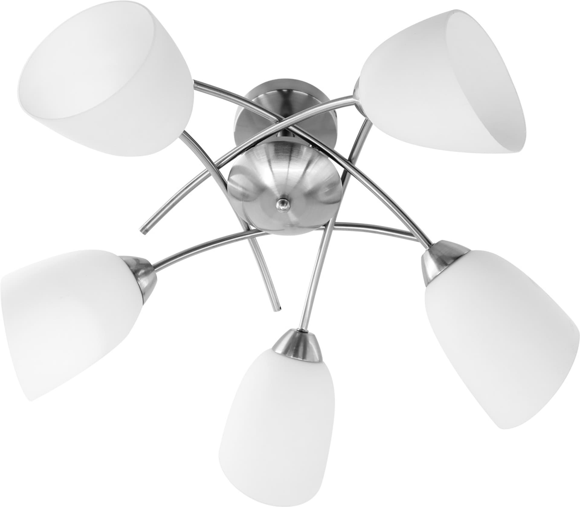 

Żyrandol klasyczna lampa sufitowa wisząca Activejet NIKITA Nikiel 5xE27 do salonu
