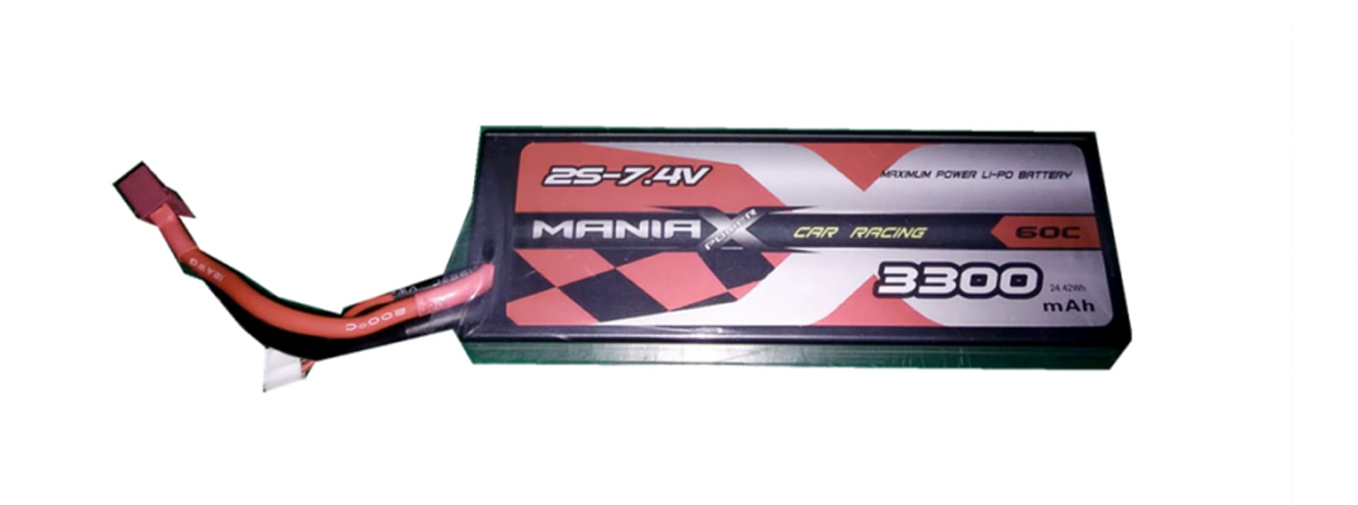 

3300mAh 7.4V 60C HardCase ManiaX