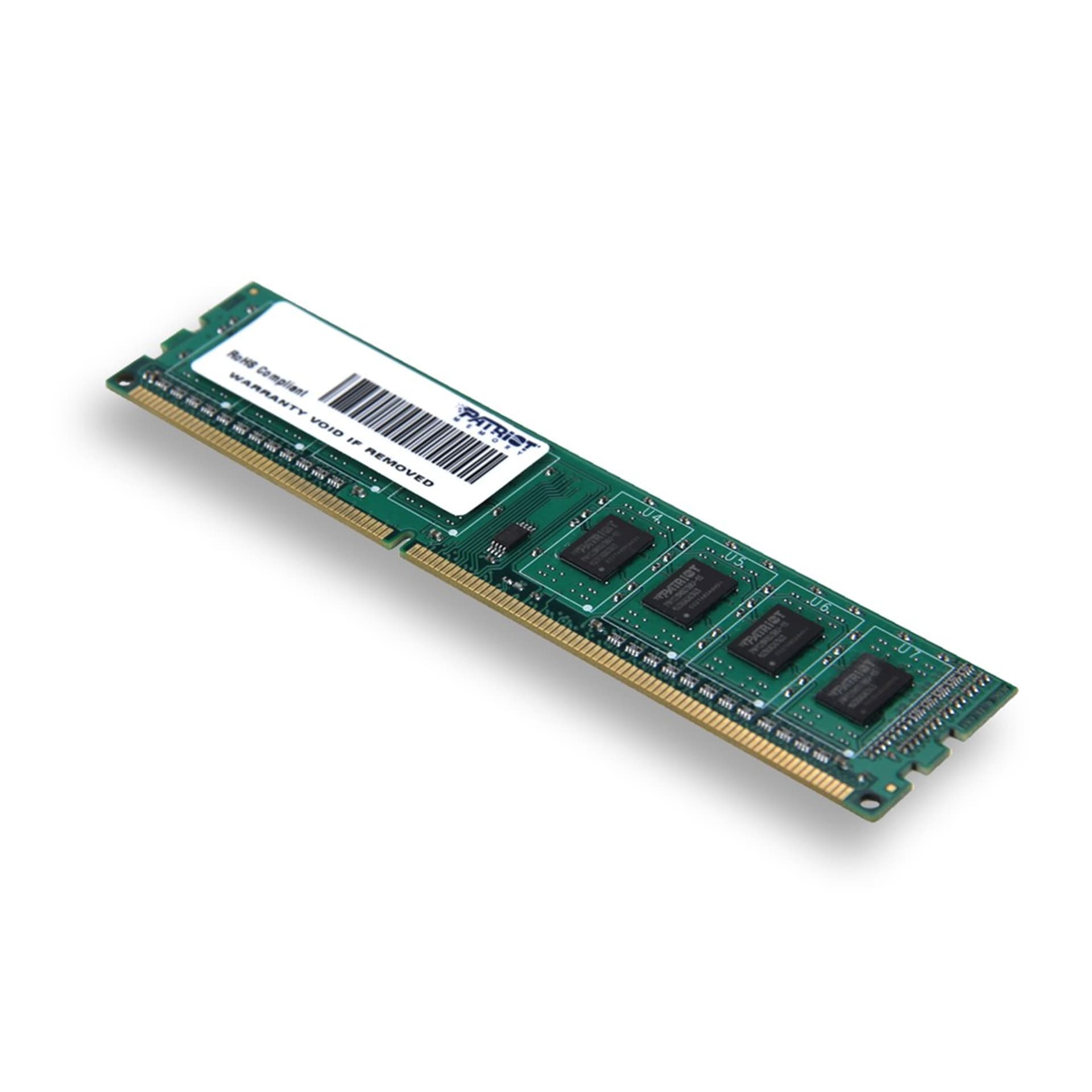 

Pamięć Patriot Memory Signature PSD34G160081 (DDR3 DIMM; 1 x 4 GB; 1600 MHz; CL11)