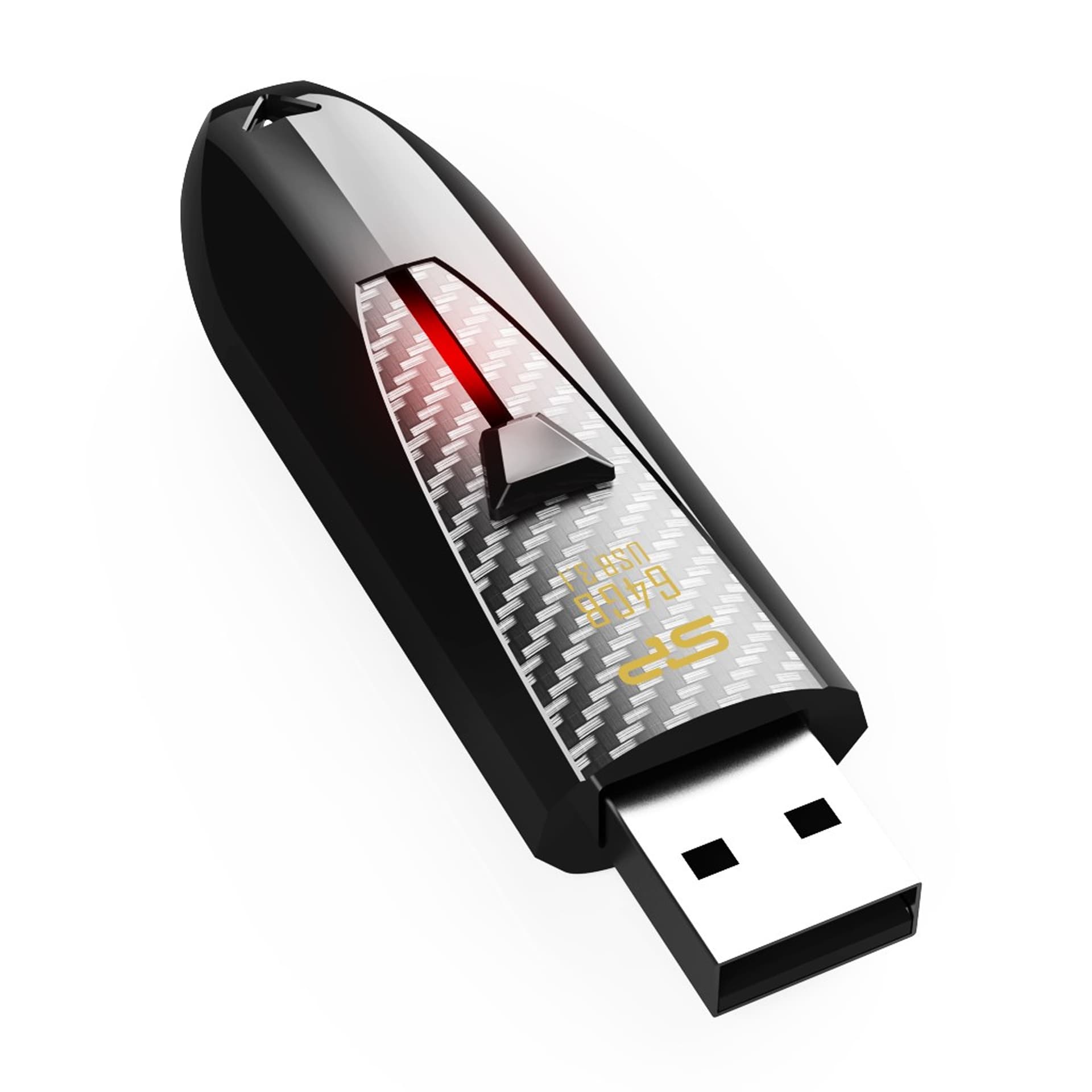 

Pendrive Silicon Power Blaze B25 64GB USB 3.1 kolor czarny (SP064GBUF3B25V1K)