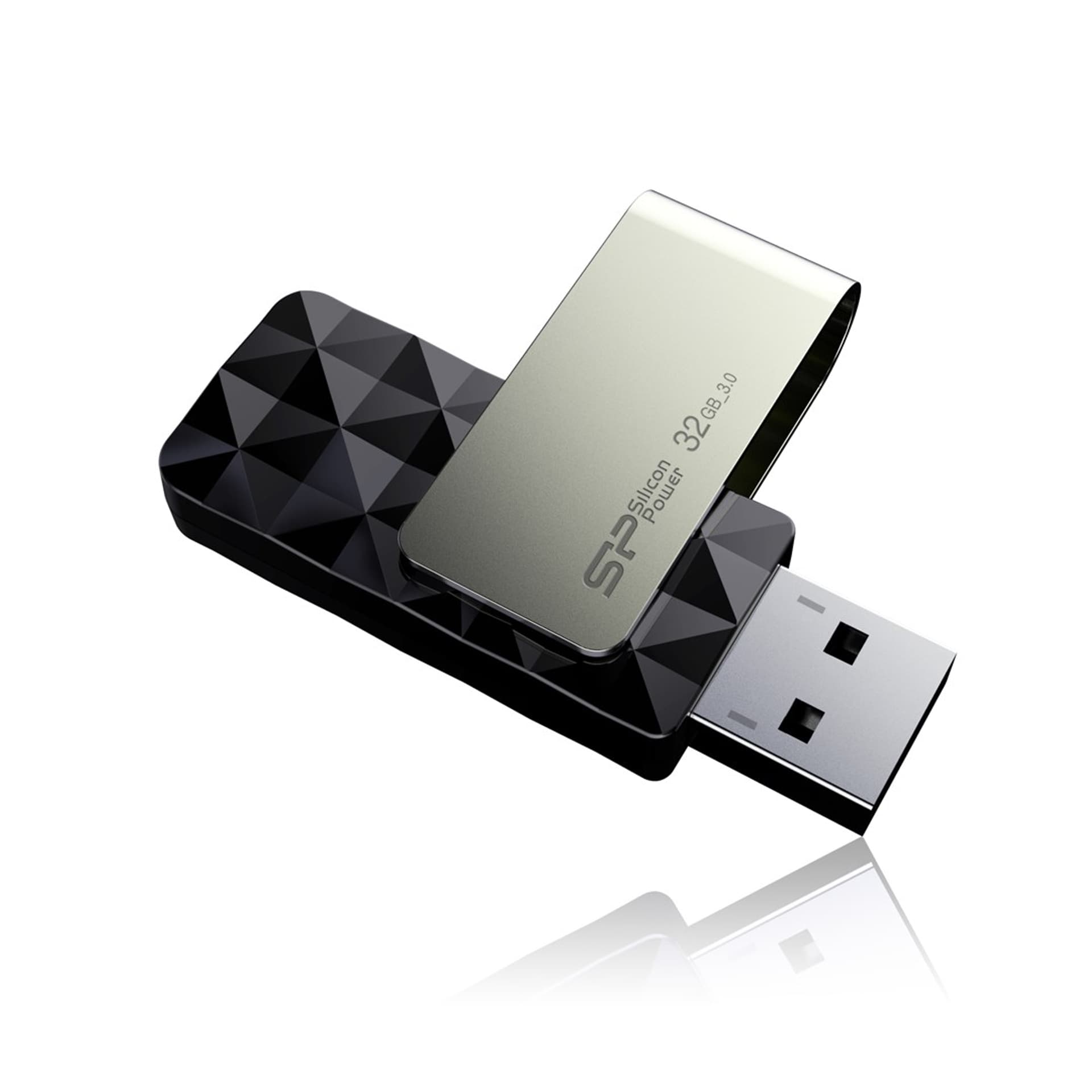 

Pendrive Silicon Power Blaze B30 32GB USB 3.1 kolor czarny (SP032GBUF3B30V1K)