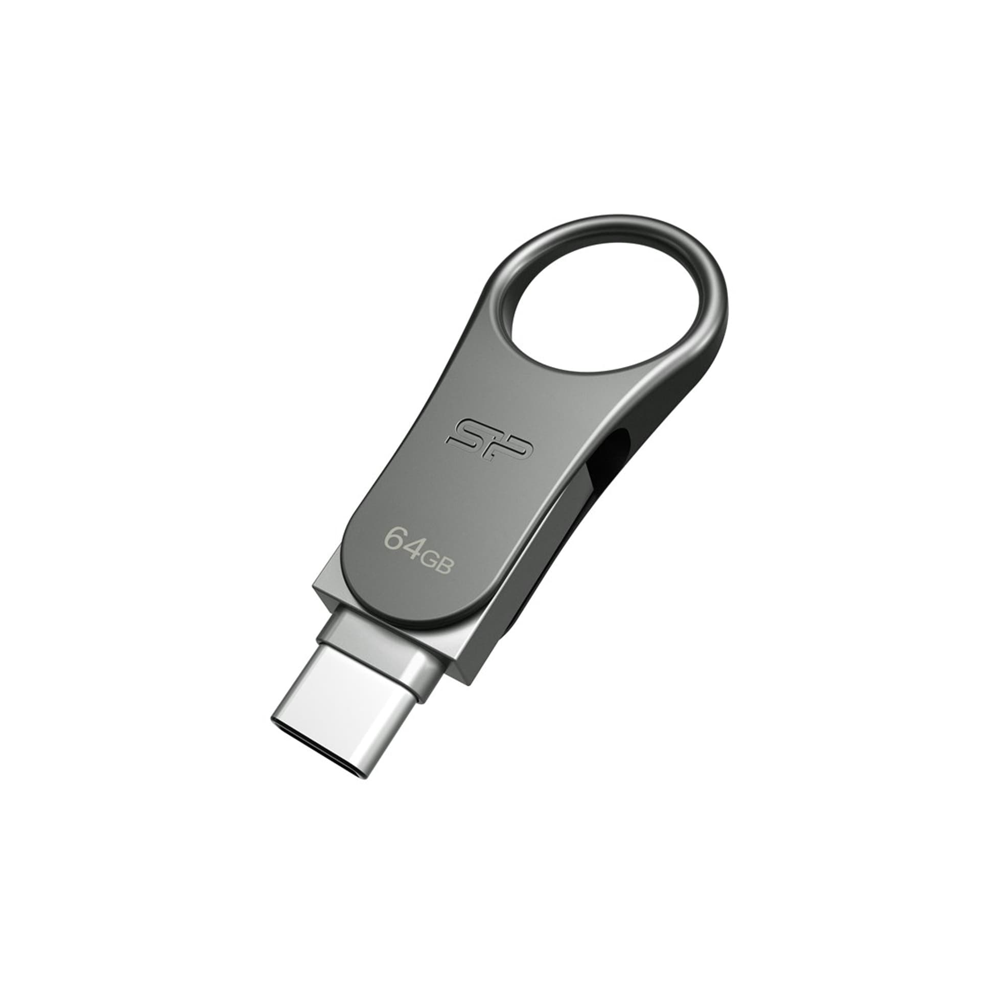 

Pendrive Silicon Power Mobile C80 64GB Dual USB 3.1/Type-C Silver (SP064GBUC3C80V1S)