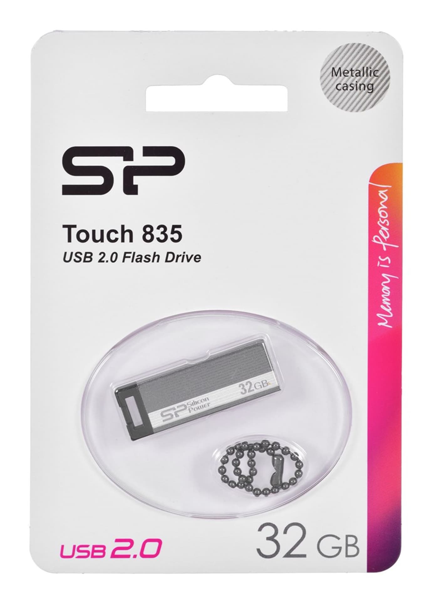 

Pendrive Silicon Power Touch-835 32GB USB 2.0 (SP032GBUF2835V1T)