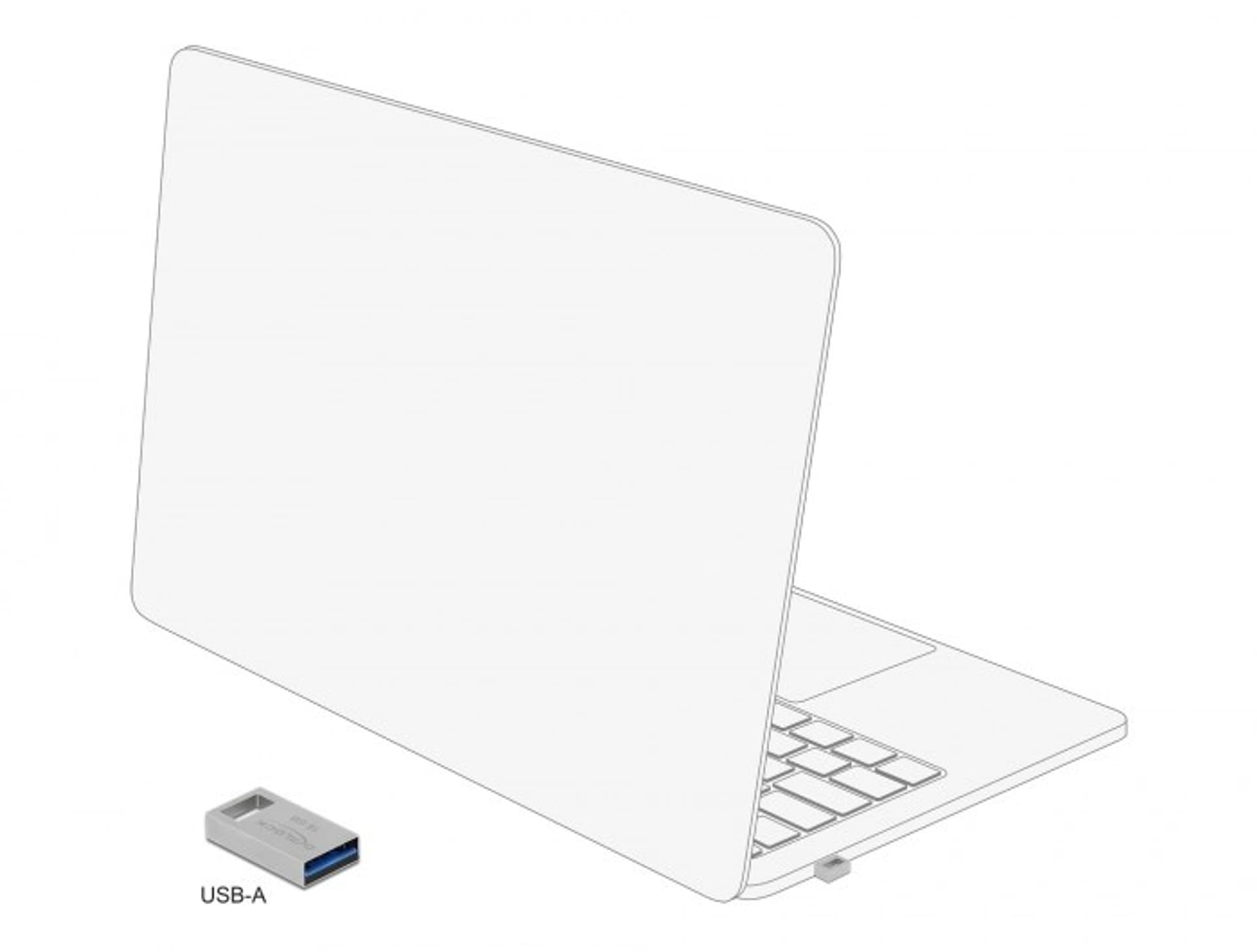 

DELOCK PENDRIVE MICRO 16GB USB 3.0 METALOWA OBUDOWA 54069