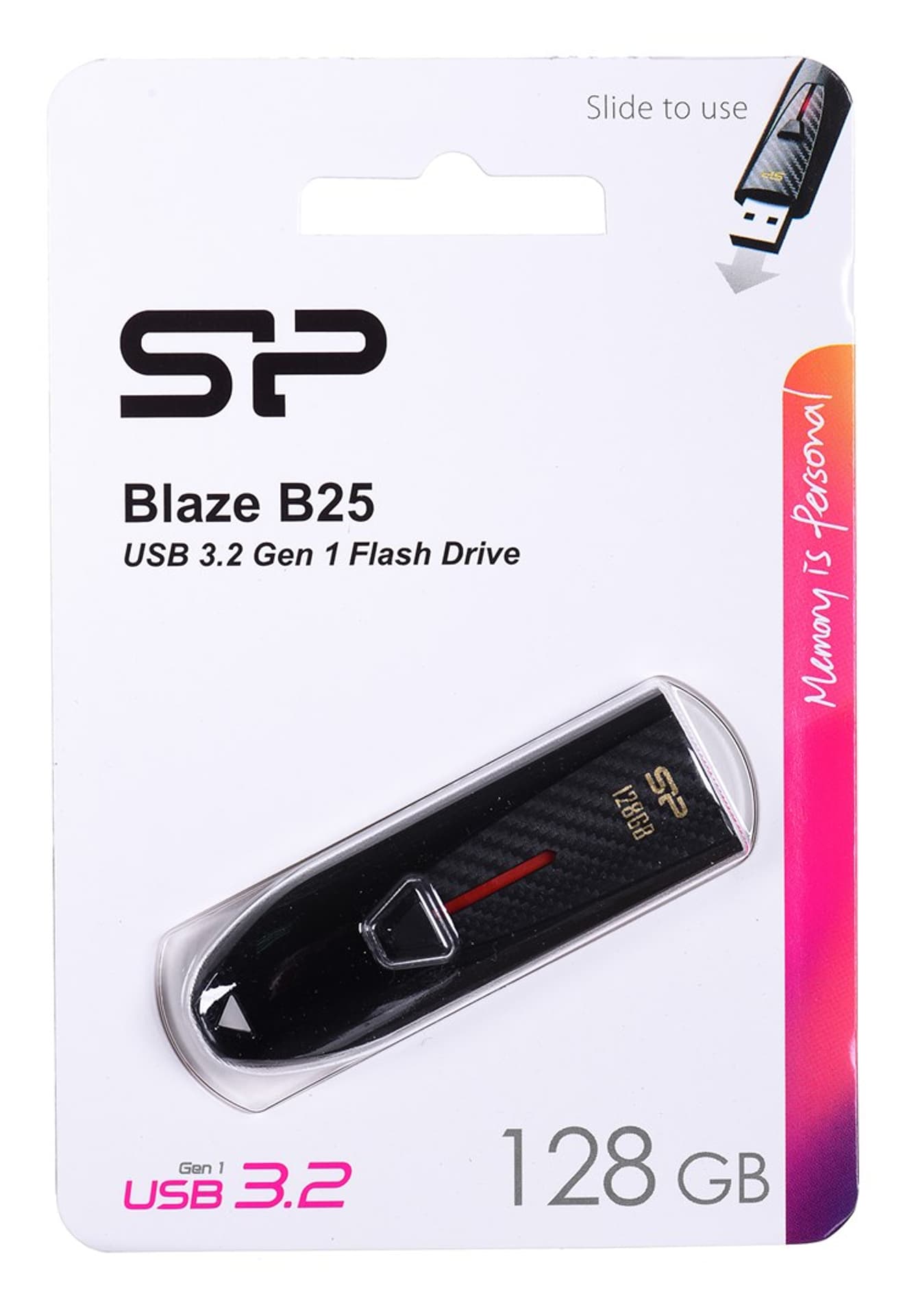 

Pendrive Silicon Power Blaze B25 128GB USB 3.1 kolor czarny