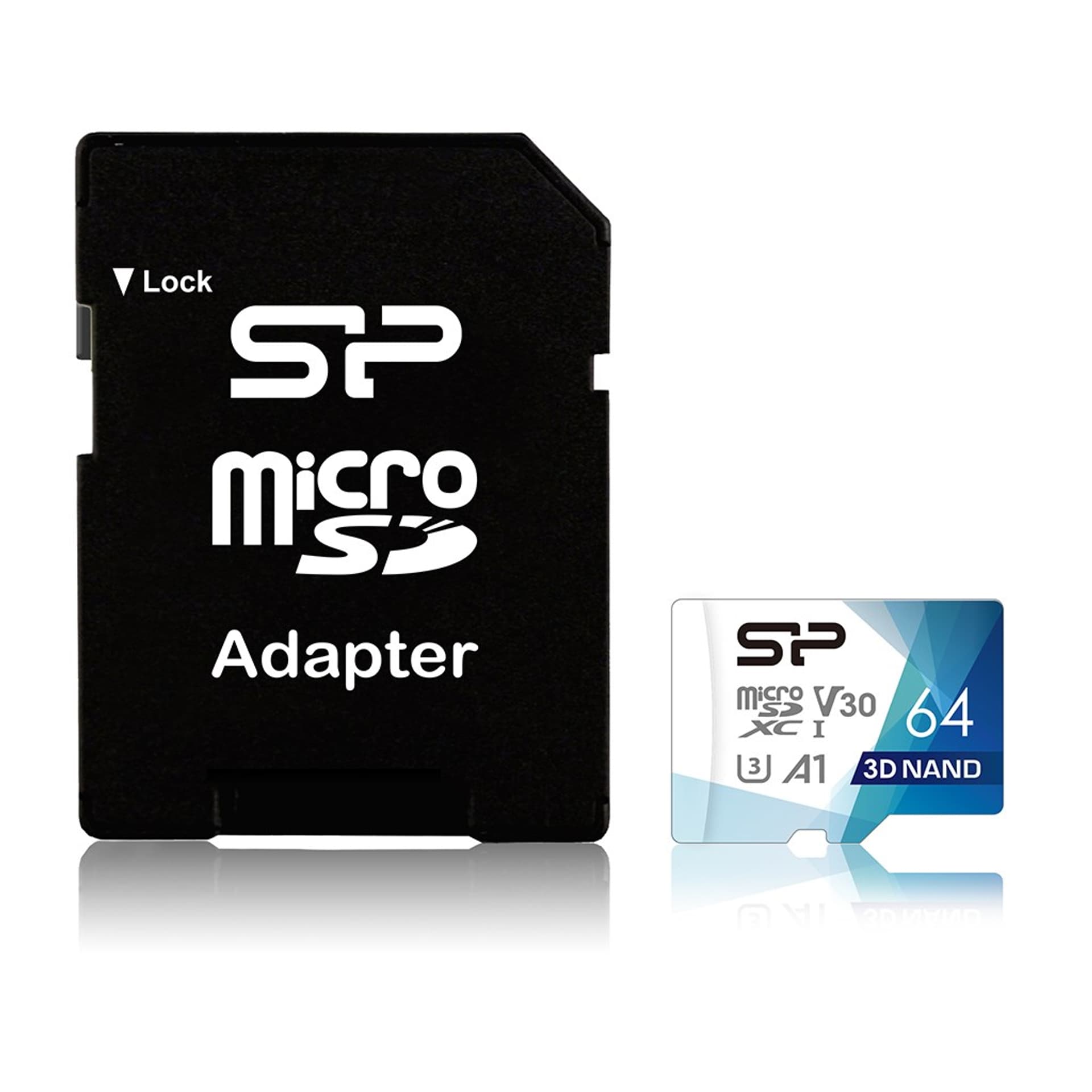 

Karta pamięci Silicon Power microSDXC Superior Pro 64GB V30 UHS-1 U3 A1 + ADAPTER microSD-SD (SP064GBSTXDU3V20AB)