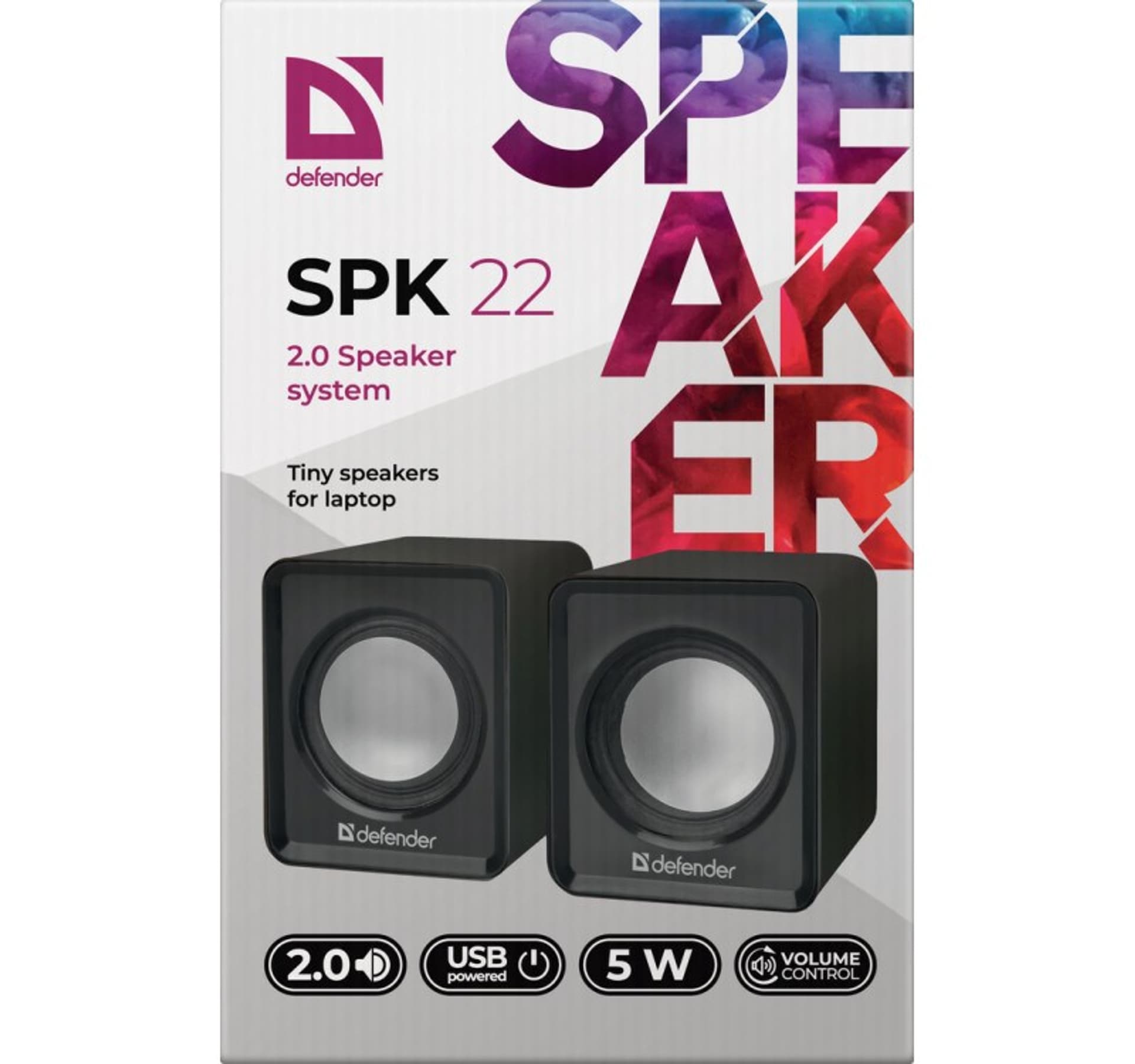 

DEFENDER GŁOŚNIKI SPK-22 5W 2.0 USB 65503
