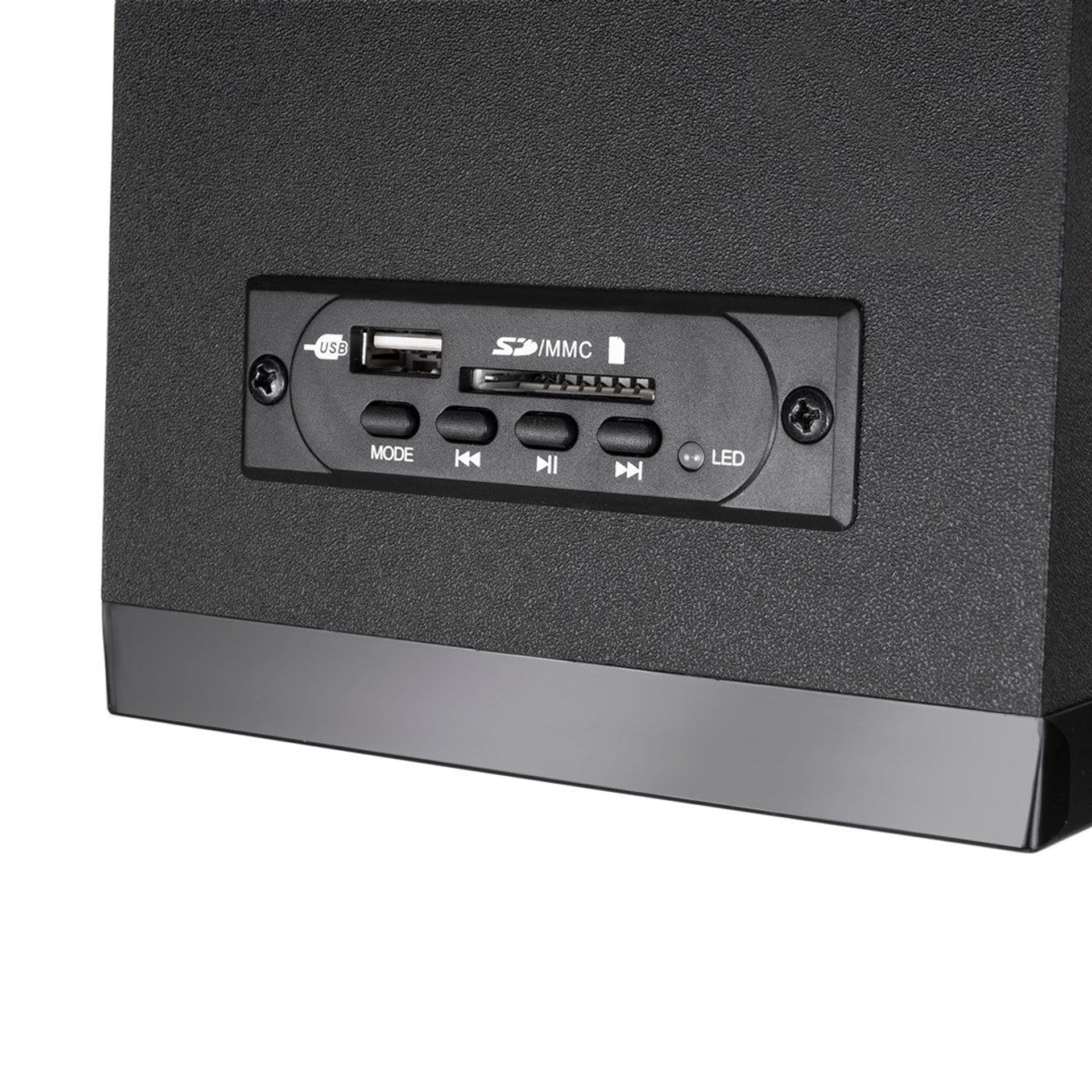 

AUDIOCORE ZESTAW GŁOŚNIKÓW BLUETOOTH 2.1 RADIO FM, WEJŚCIE KART SD/MMC, AUX, USB AC790