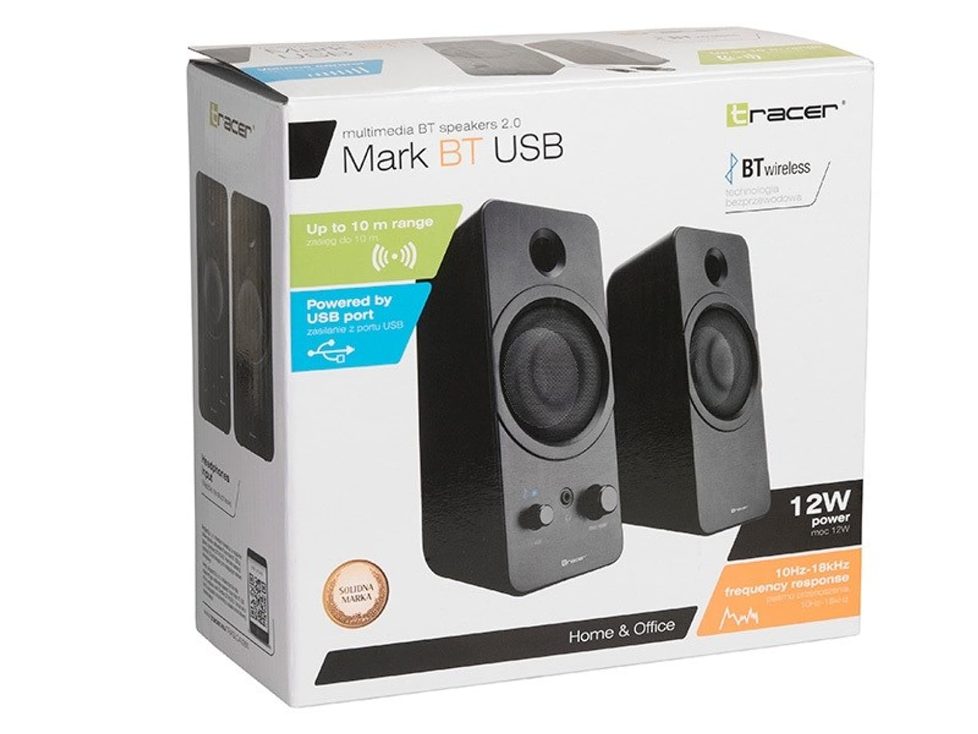 

TRACER GŁOŚNIKI 2.0 BLUETOOTH MARK USB TRAGLO46370