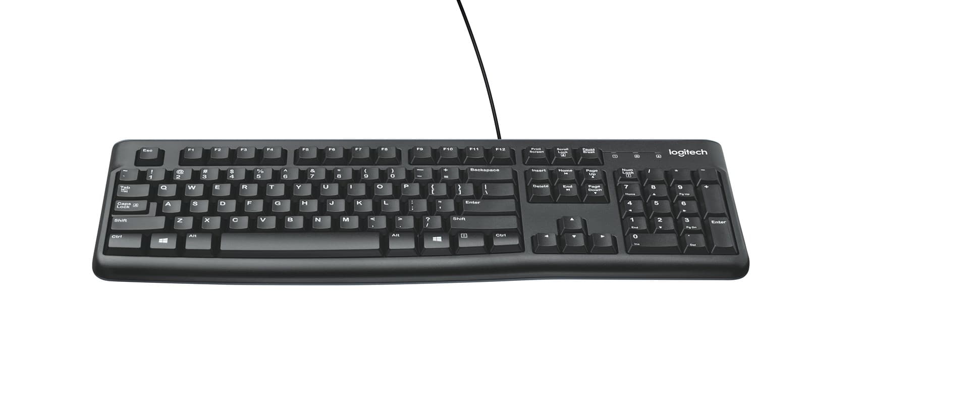 

Klawiatura membranowa Logitech K120 920-002479 (USB 2.0; (US); kolor czarny)
