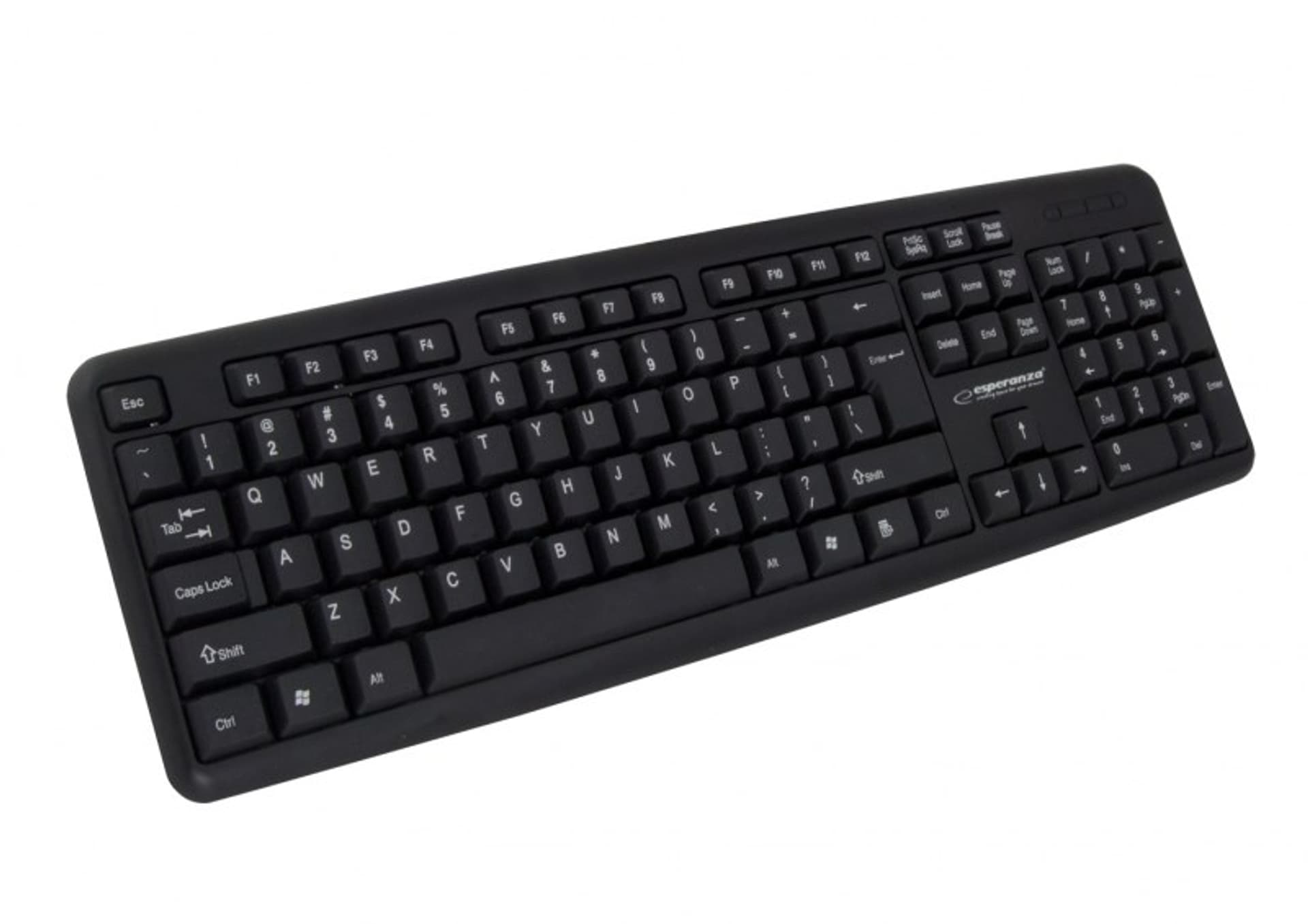 

Klawiatura membranowa Esperanza AMARILLO EK134 (USB 2.0; (EU); kolor czarny)