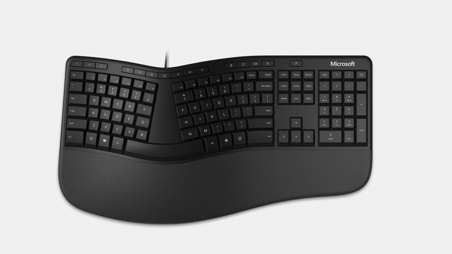 

Klawiatura Microsoft Ergonomic Keyboard for Business Win32 USB Port English International Poland/Romania 1 License For Business
