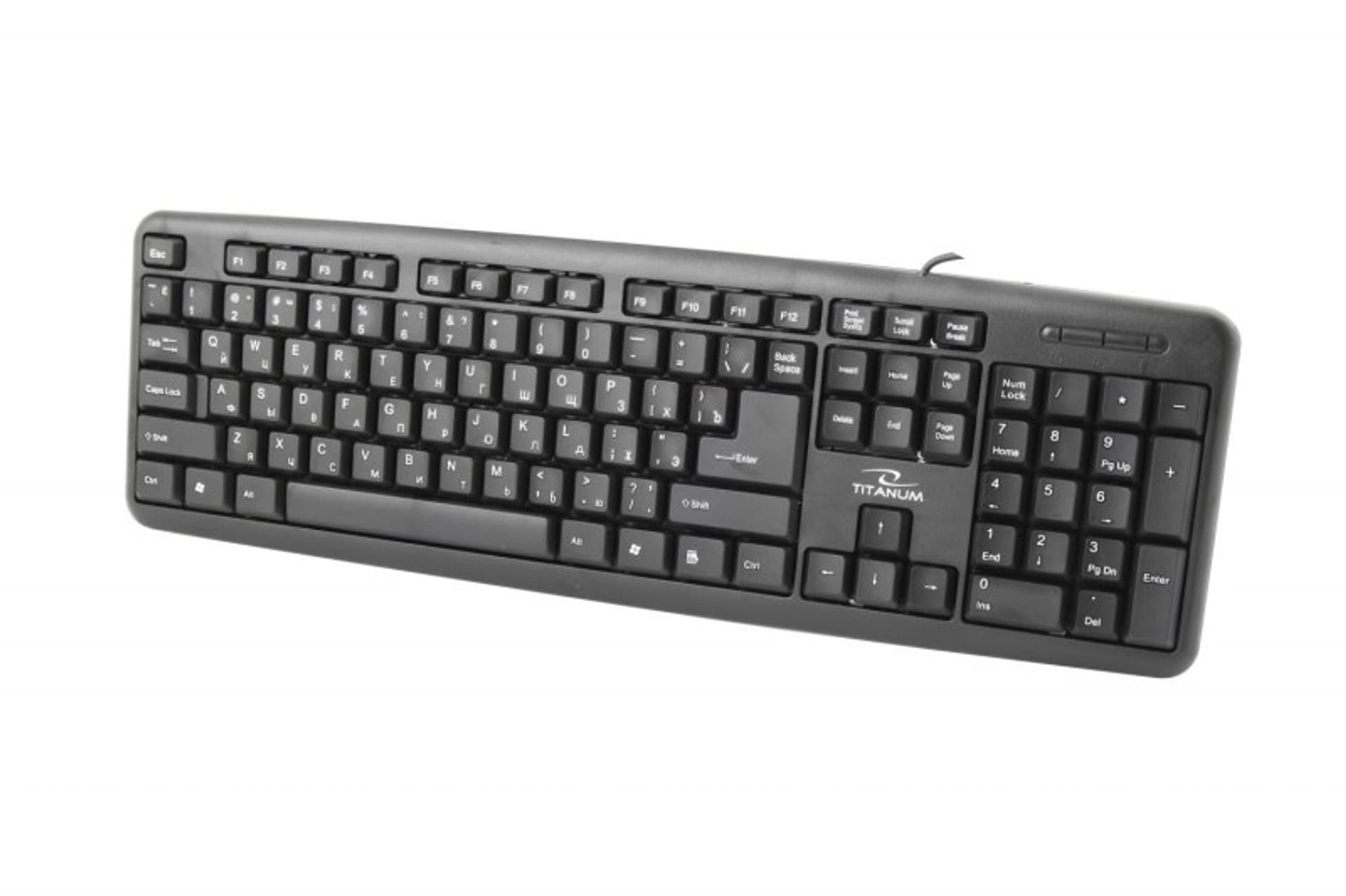 

Klawiatura TITANUM TKR101 (USB 2.0; (RU); kolor czarny)