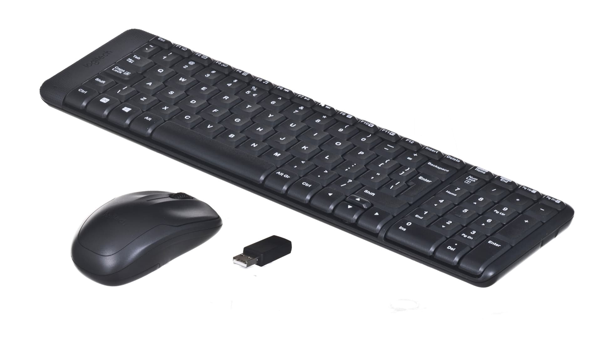 

Zestaw klawiatura + mysz membranowa Logitech MK220 920-003168 (USB 2.0; kolor czarny; optyczna)