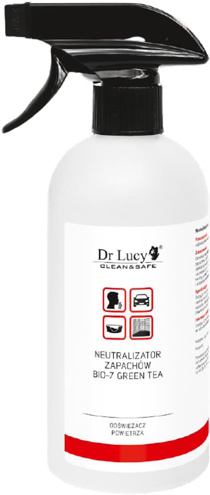 

DR LUCY Neutralizator zapachów - eliminuje nieprzyjemne zapachy [Bio-7 Green Tea] 500ml