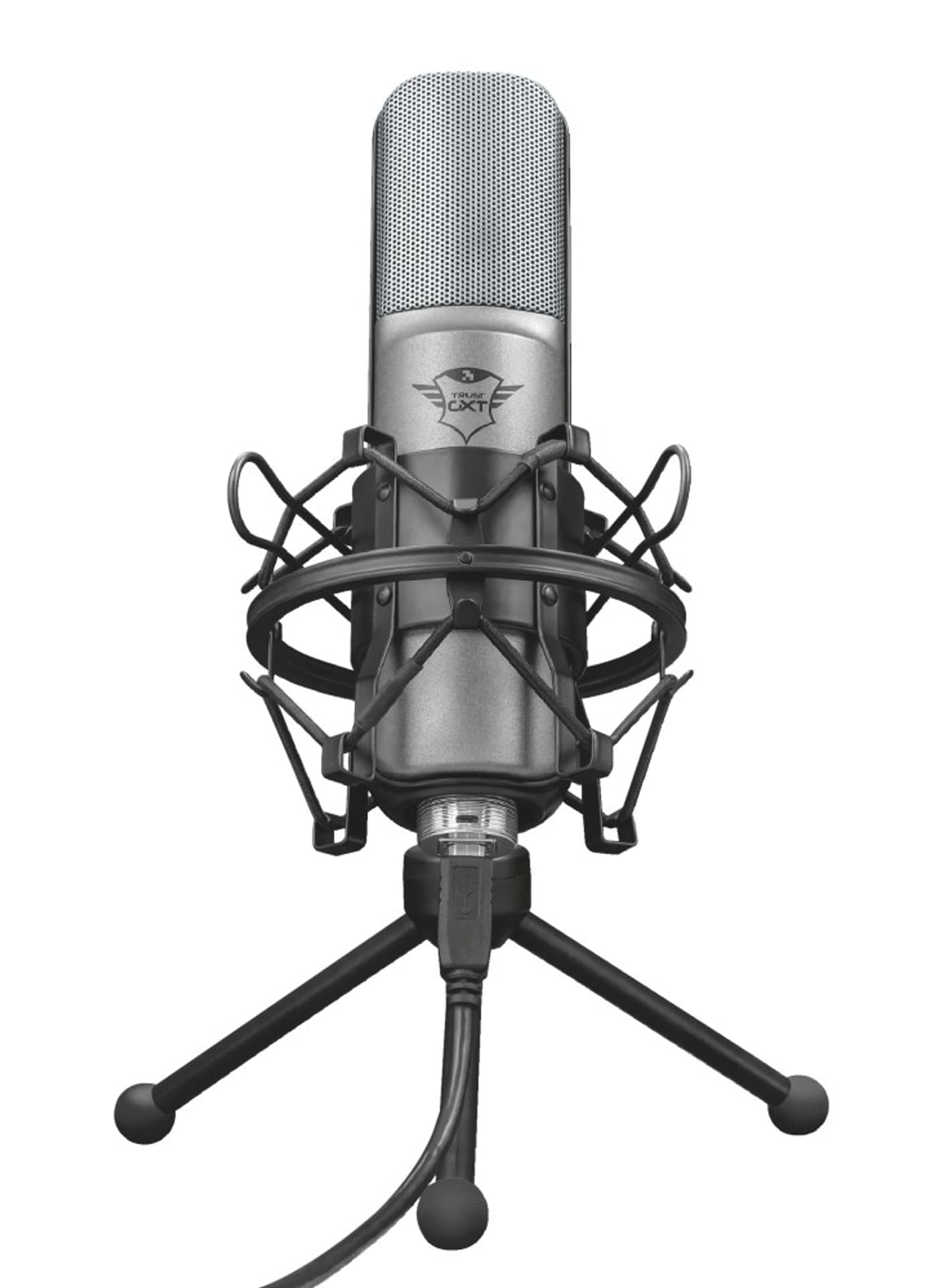 

Mikrofon Trust GXT 242 Lance Streaming 22614 (kolor srebrny)