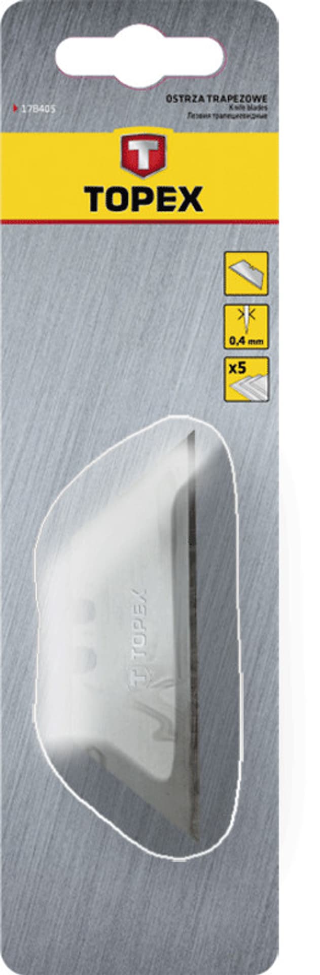 

Ostrza trapezowe wymienne, 5 szt.