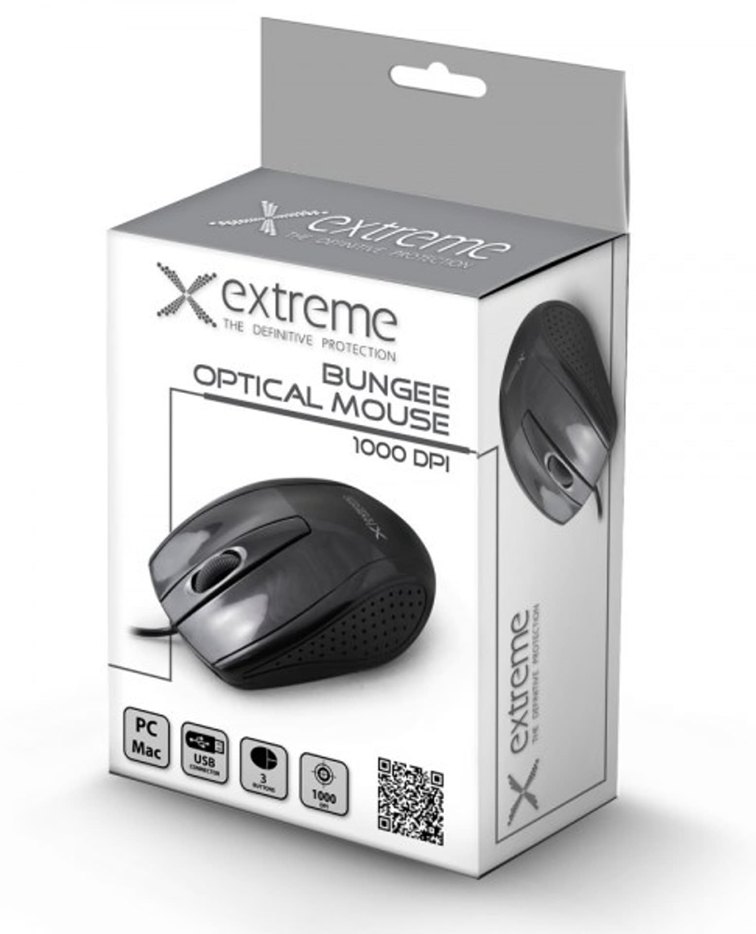

Mysz EXTREME XM110K (optyczna; 1000 DPI; kolor czarny)
