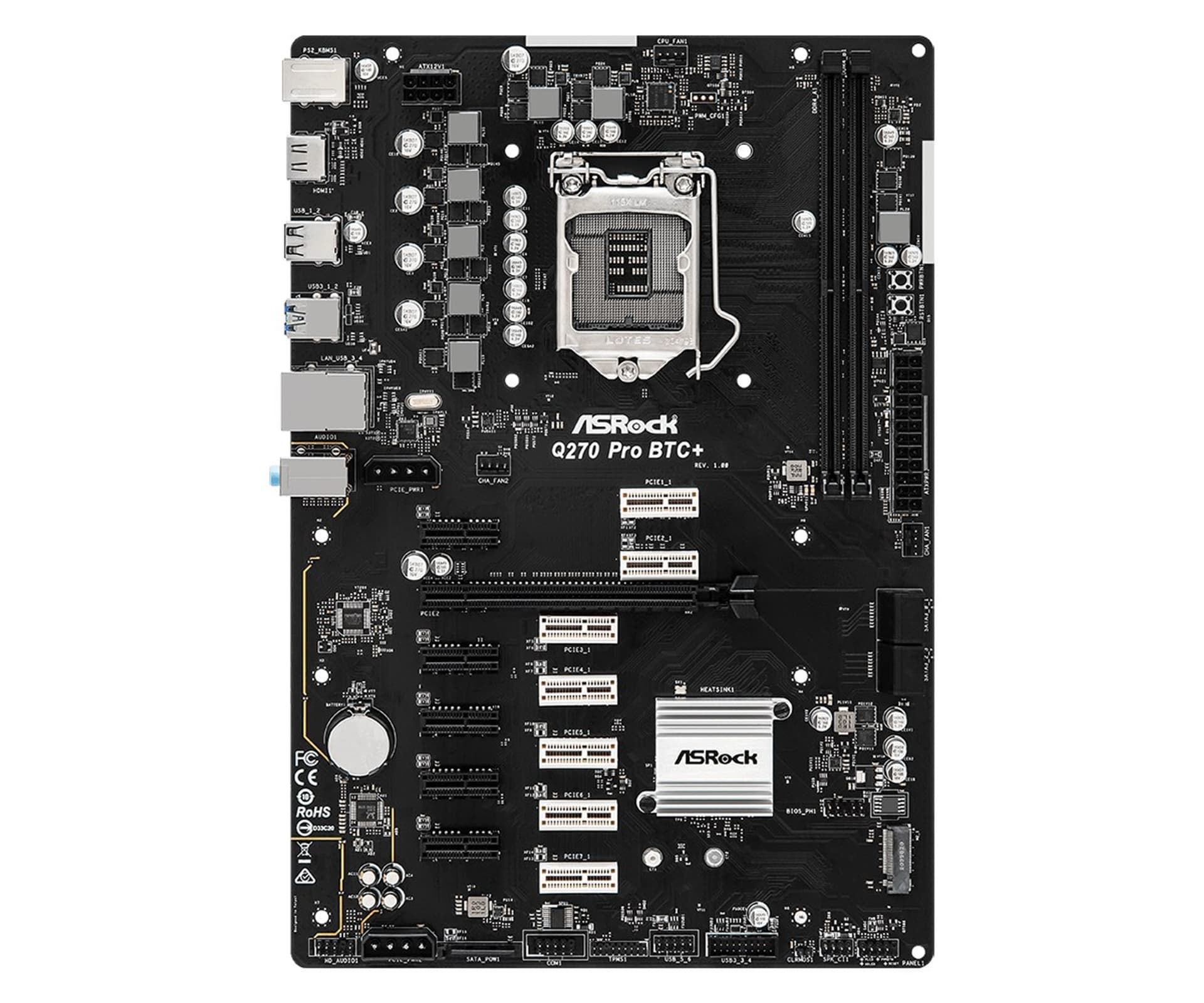 

Płyta główna ASROCK Q270 PRO BTC+ S1151 DDR4
