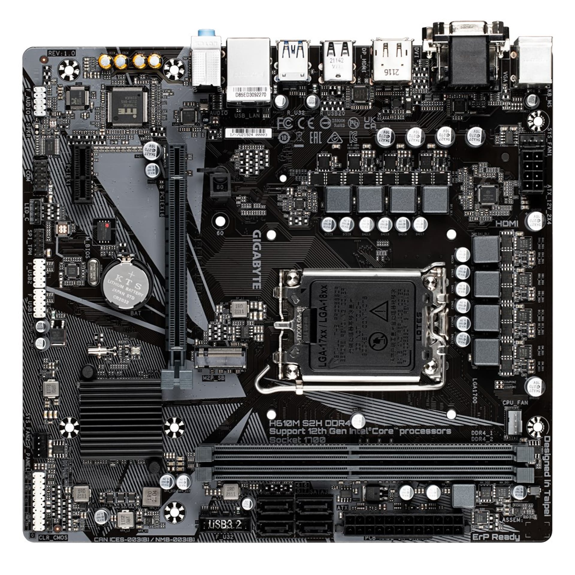 

Płyta główna Gigabyte H610M S2H DDR4
