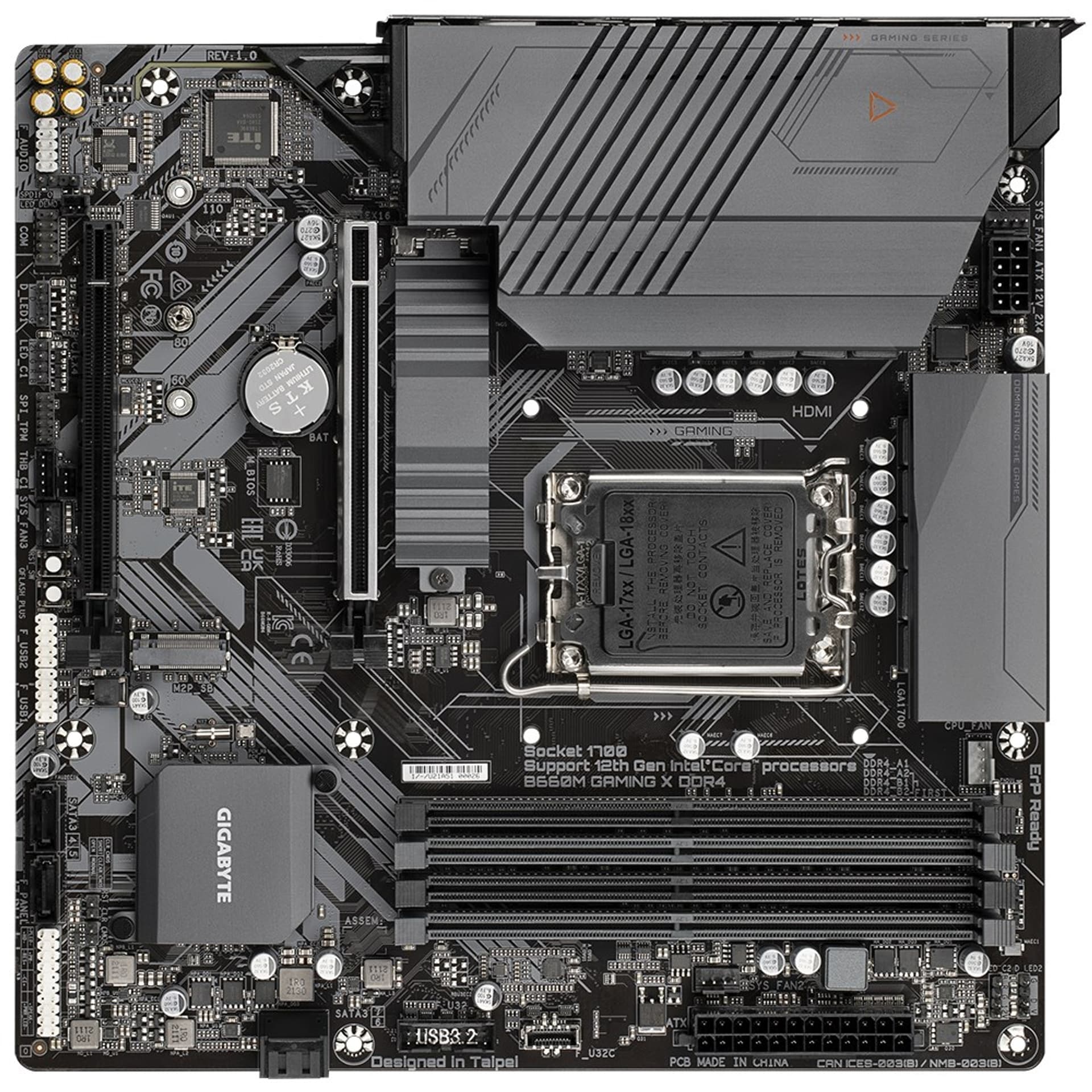 

Płyta główna Gigabyte B660M GAMING X DDR4