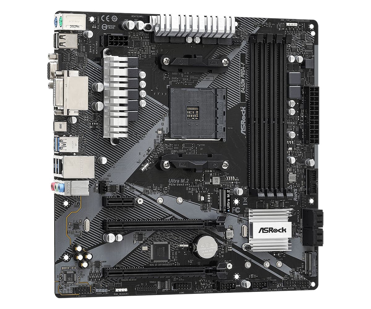 

Płyta główna Asrock B450M PRO4-F R2.0