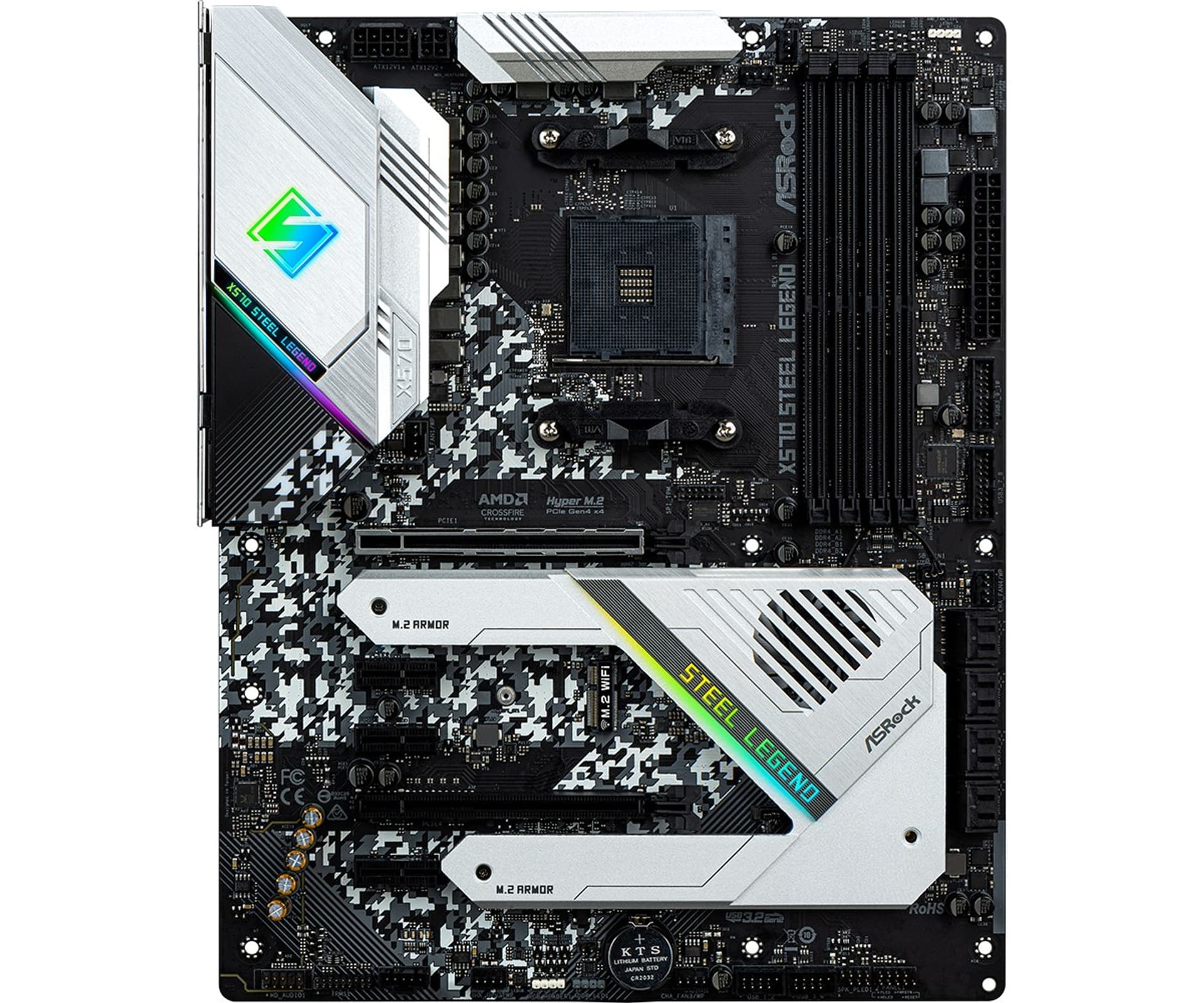 

Płyta główna Asrock X570 Steel Legend 90-MXBAR0-A0UAYZ (AM4; 4x DDR4 DIMM; ATX; Quad CrossFireX)