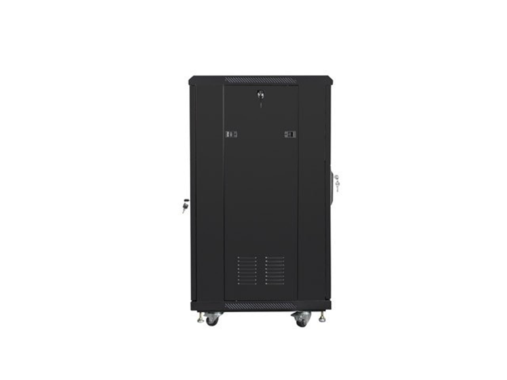 

Szafa rack Lanberg FF01-6622-12B (22U; 19''; 1160 mm / 600mm / 600 mm; stojąca; Szklane; 800 kg; kolor czarny)