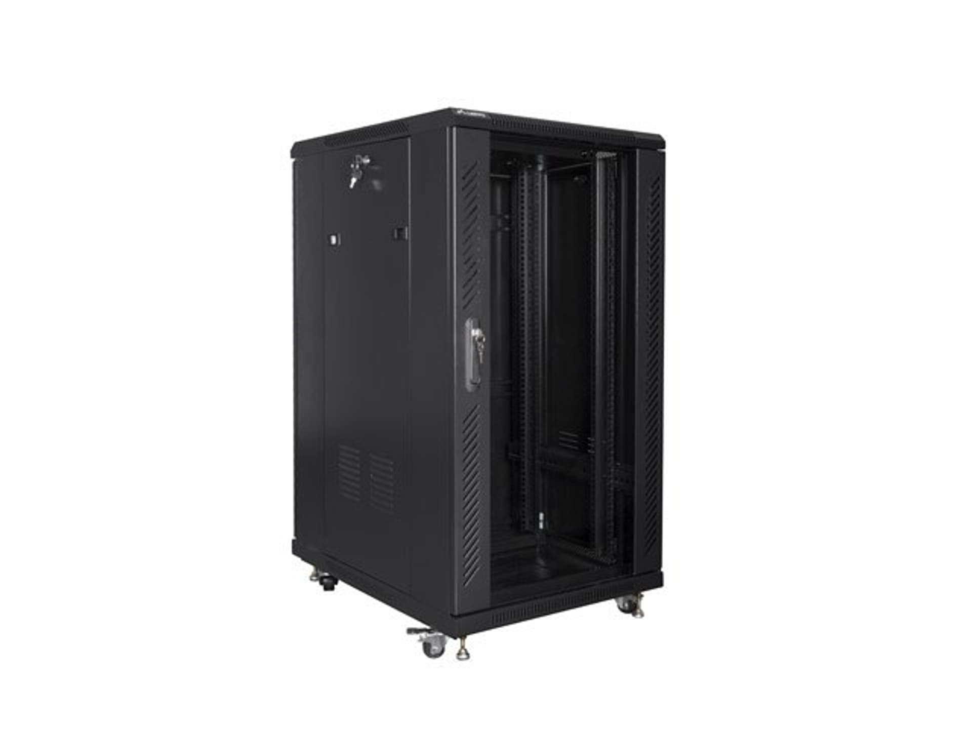 

Szafa rack stojąca 19 22U 600x800 czarna