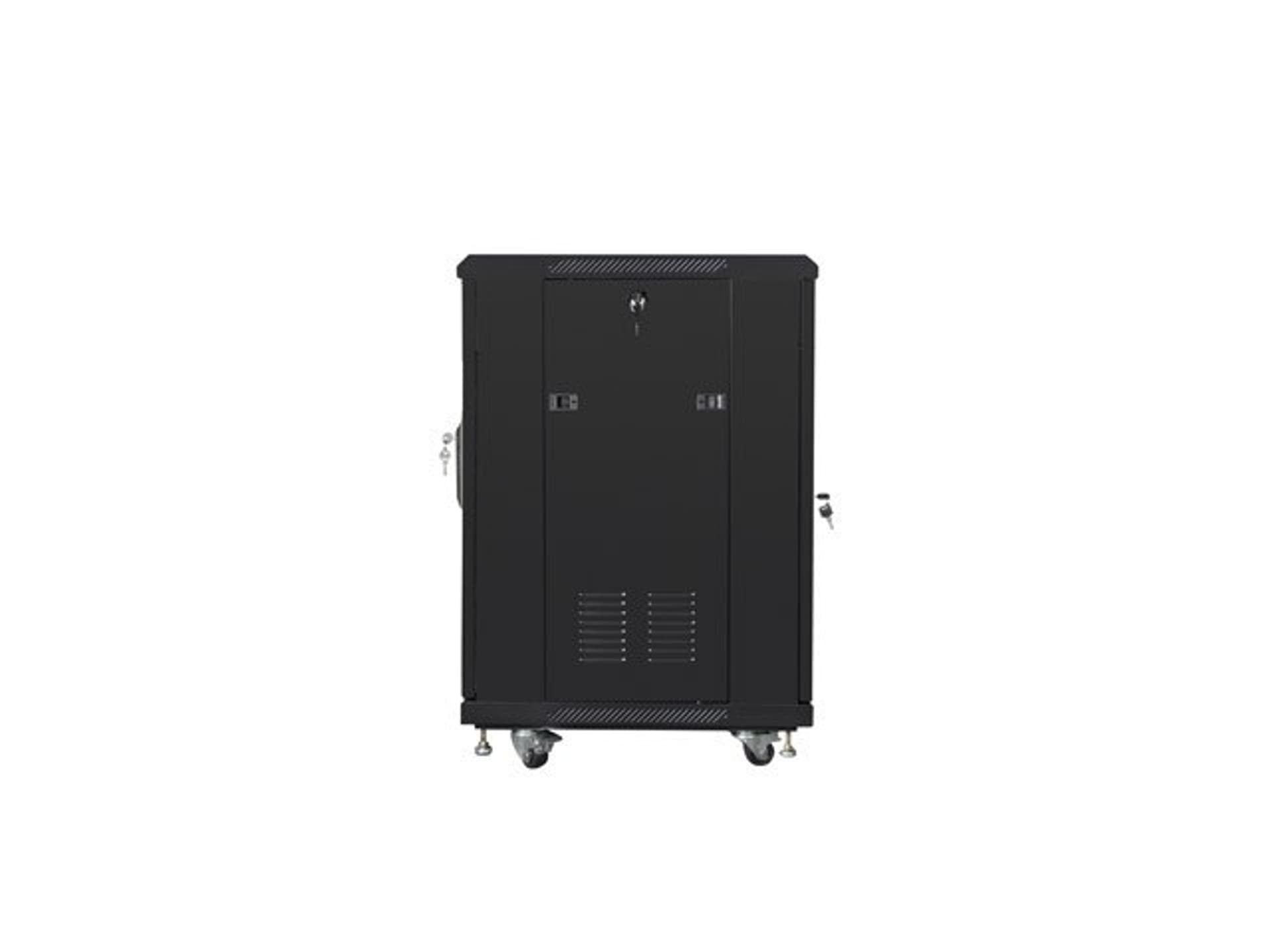 

Szafa rack Lanberg FF01-6615-12B (15U; 19''; 848mm / 600mm / 600 mm; stojąca; Szklane; 800 kg; kolor czarny)