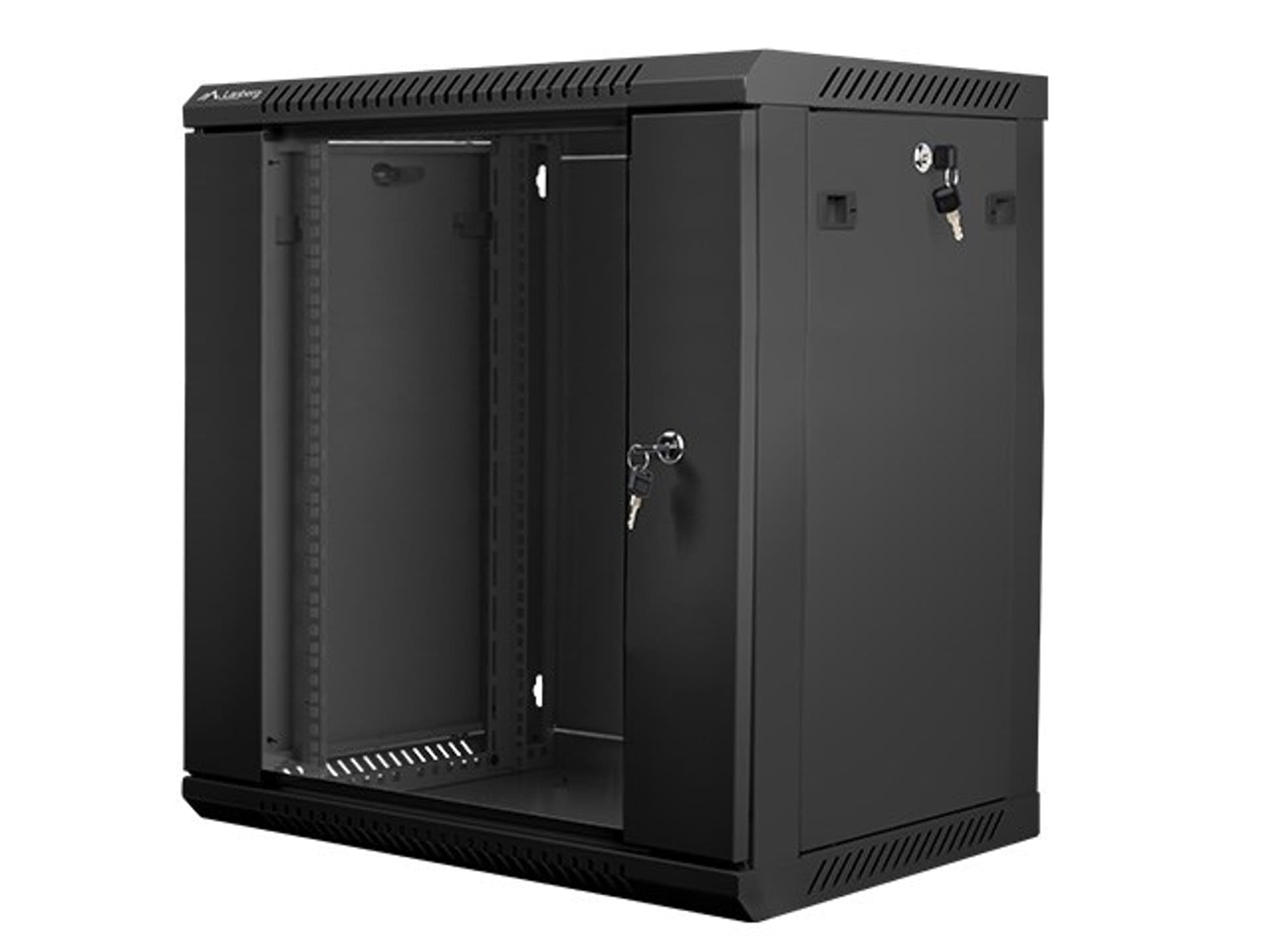 

Szafa rack Lanberg WF01-6412-10B (12U; 635mm / 600mm / 450 mm; wisząca; Szklane; 19''; kolor czarny)