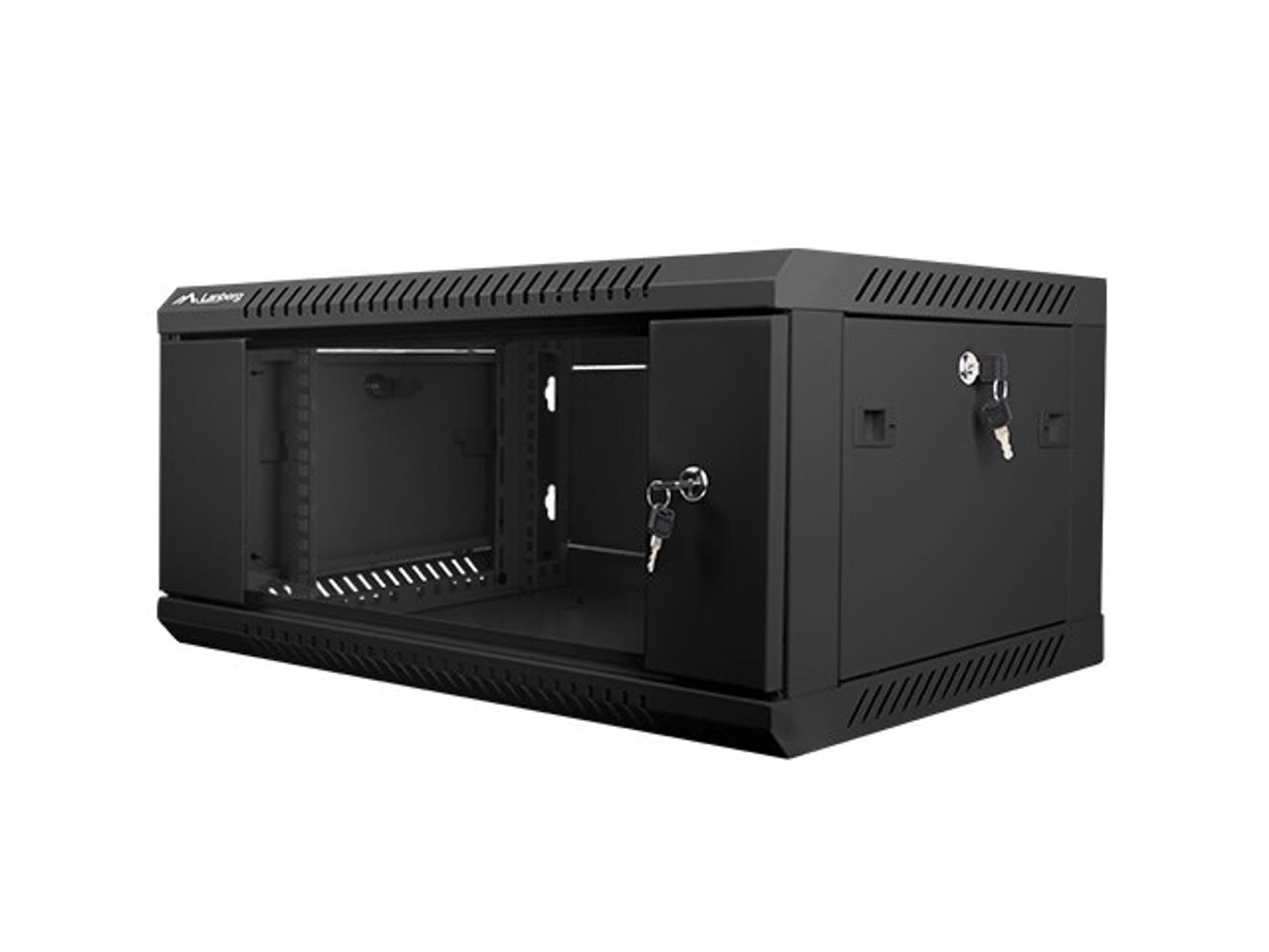 

Szafa jednosekcyjna Lanberg WF01-6404-10B (4U; 280mm / 600mm / 450 mm; wisząca; Szklane; 19''; kolor czarny)
