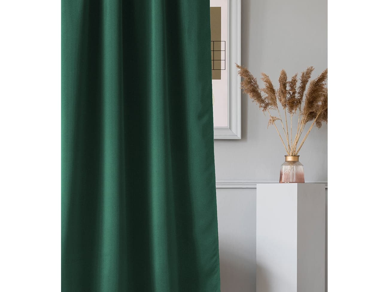 

Zasłona AURA - Bottle Green 140x250 Tape