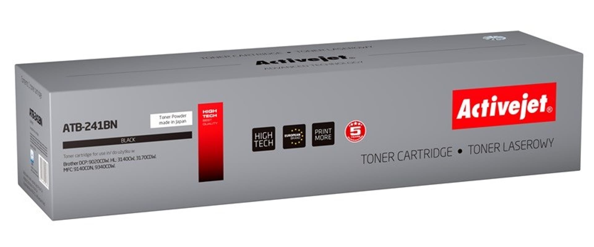 

Activejet ATB-241BN Toner (zamiennik Brother TN-241BK; Supreme; 2500 stron; czarny)
