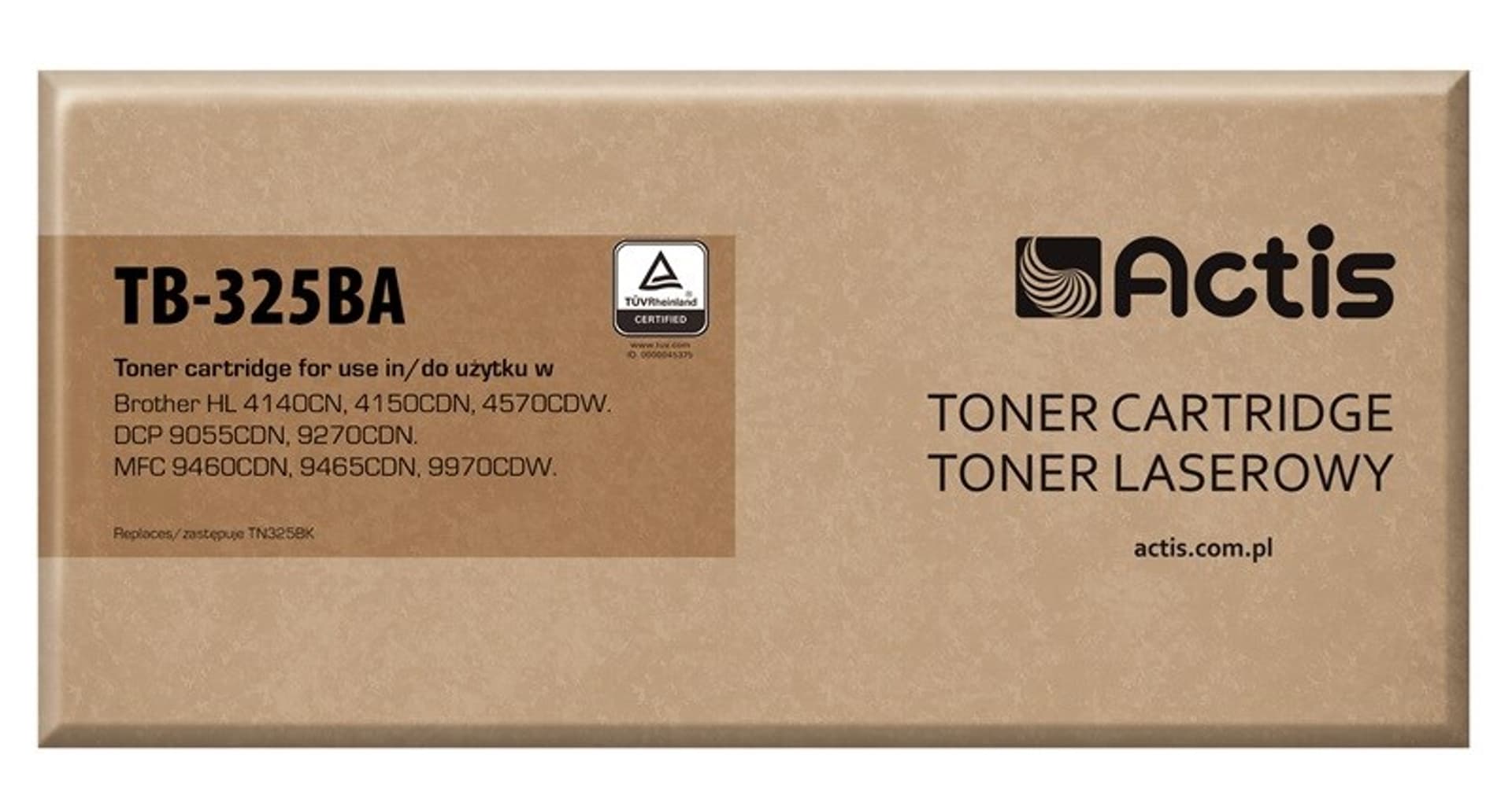 

Toner ACTIS TB-325BA (zamiennik Brother TN-325BK; Standard; 6000 stron; czarny)