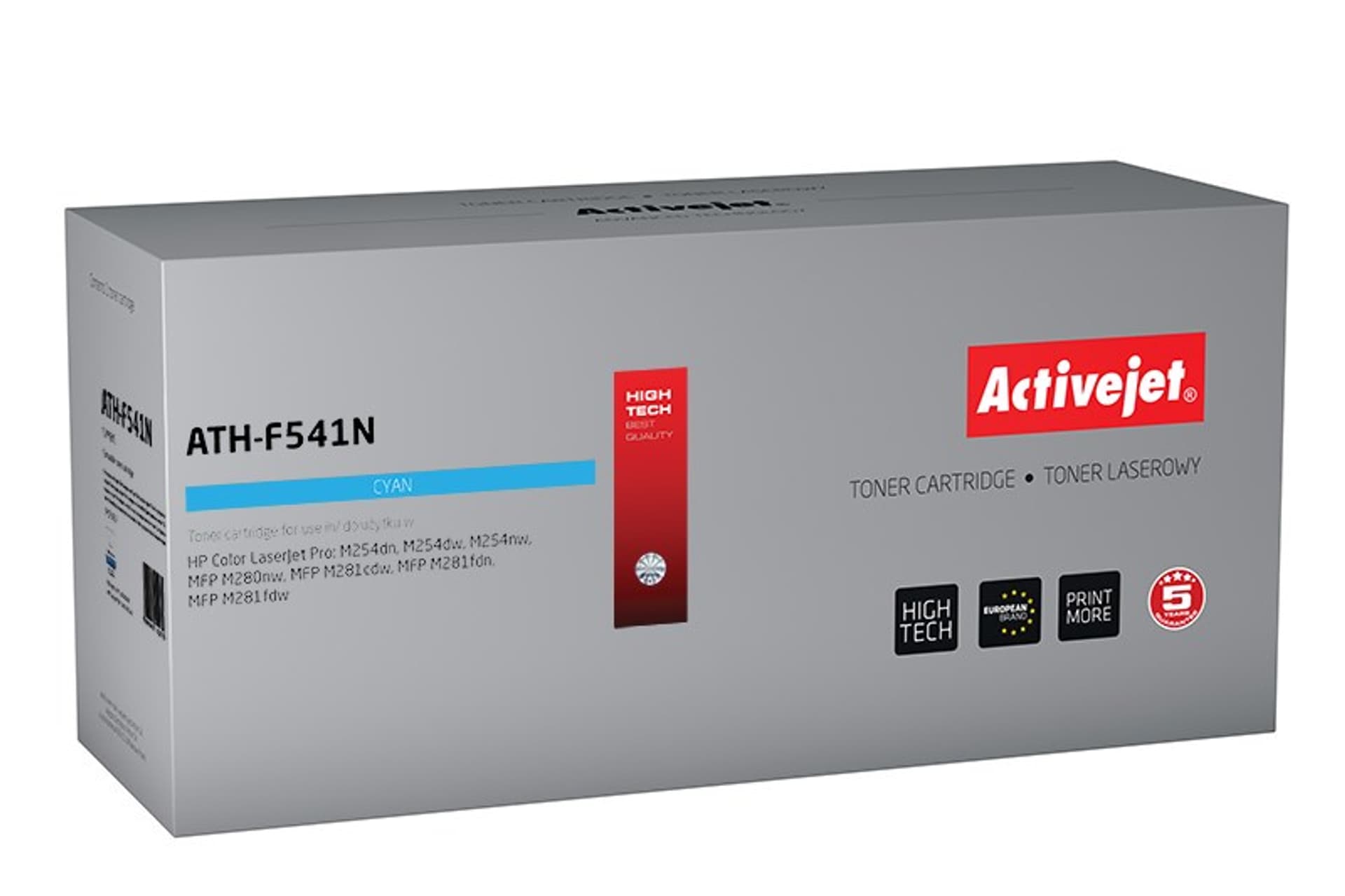 

Toner Activejet ATH-F541N (zamiennik HP 203A CF541A; Supreme; 1300 stron; niebieski)