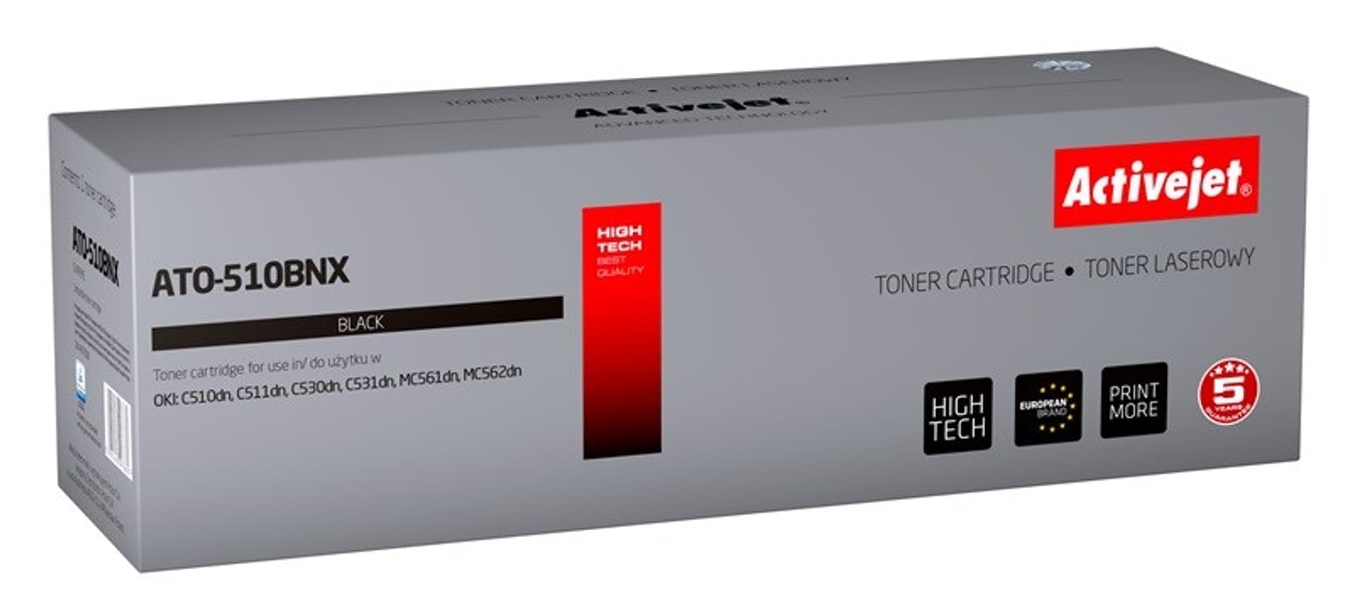 

Activejet ATO-510BNX Toner (zamiennik OKI 44973508; Supreme; 7000 stron; czarny)