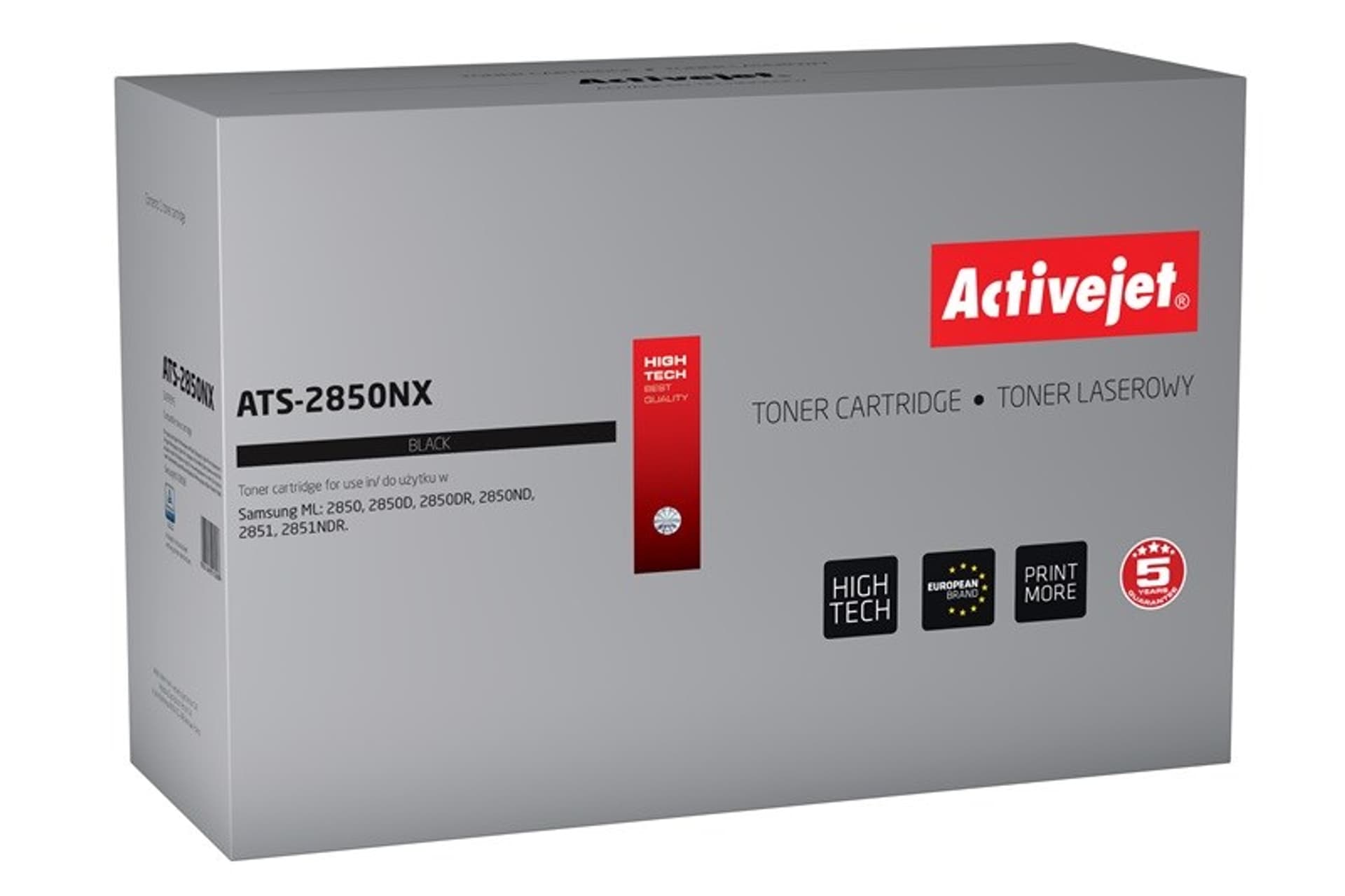 

Toner Activejet ATS-2850NX (zamiennik Samsung ML-D2850B; Supreme; 5000 stron; czarny)