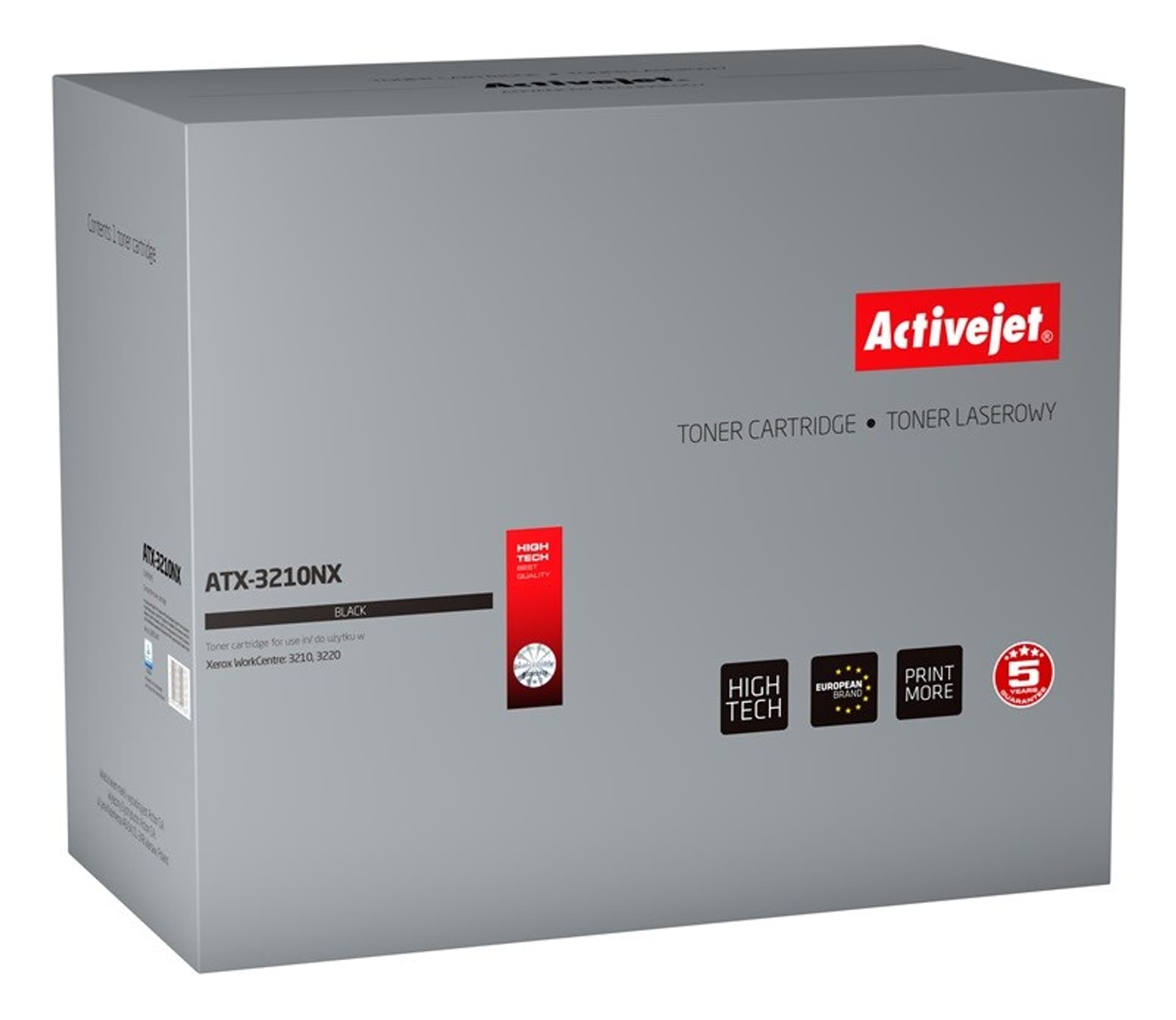 

Activejet Toner ATX-3210NX (zamiennik Xerox 106R01487; Supreme; 4100 stron; czarny)