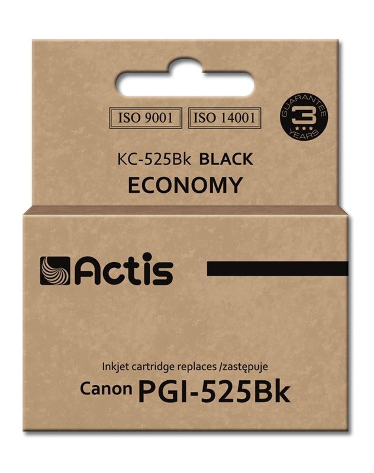 

Tusz ACTIS KC-525Bk (zamiennik Canon PGI-525GBK; Standard; 20 ml; czarny)