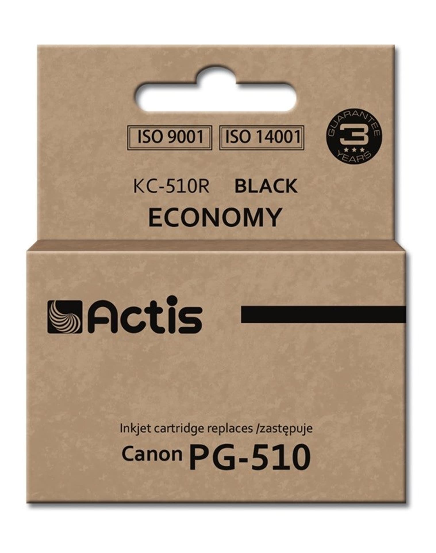 

Tusz ACTIS KC-510R (zamiennik Canon PG-510; Standard; 12 ml; czarny)