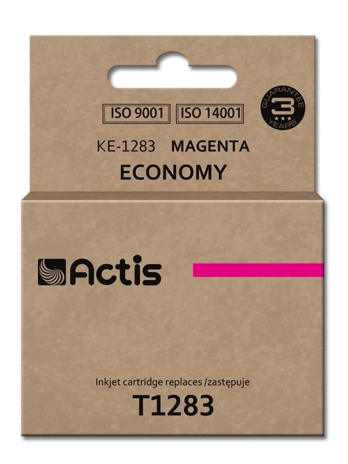 

Tusz ACTIS KE-1283 (zamiennik Epson T1283; Standard; 13 ml; purpurowy)