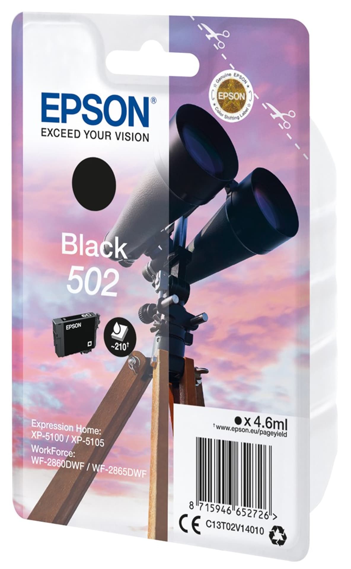 

Epson Tusz Czarny C13T02V14010