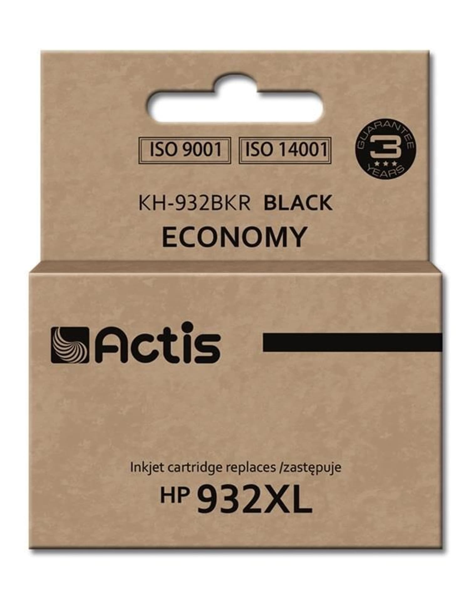 

Tusz ACTIS KH-932BKR (zamiennik HP 932XL CN053AE; Standard; 30 ml; czarny)