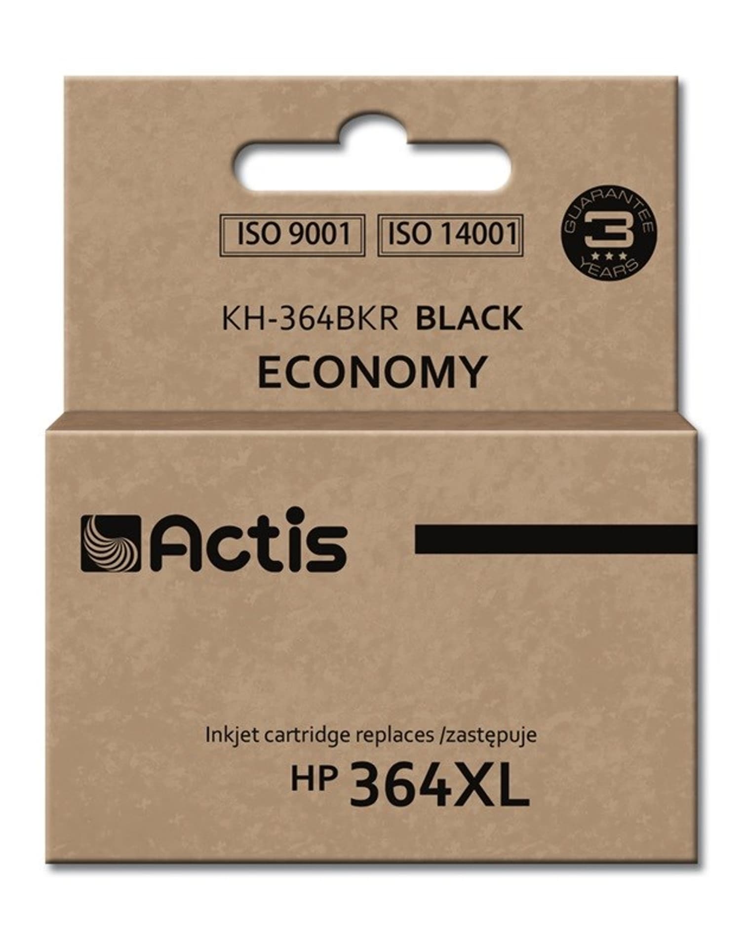 

Tusz ACTIS KH-364BKR (zamiennik HP 364XL CN684EE; Standard; 20 ml; czarny)