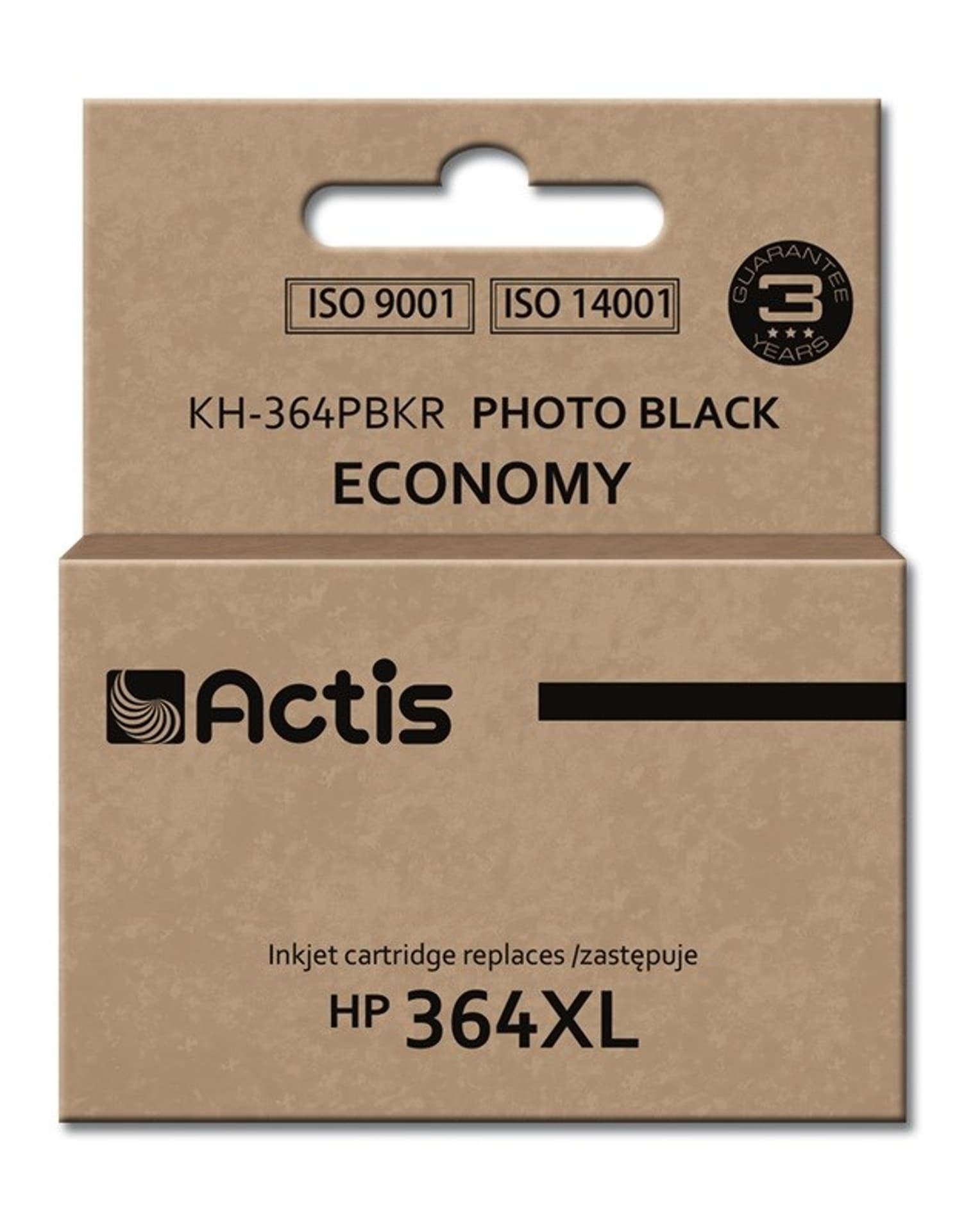 

Tusz ACTIS KH-364PBKR (zamiennik HP 364XL CB322EE; Standard; 12 ml; czarny, foto)