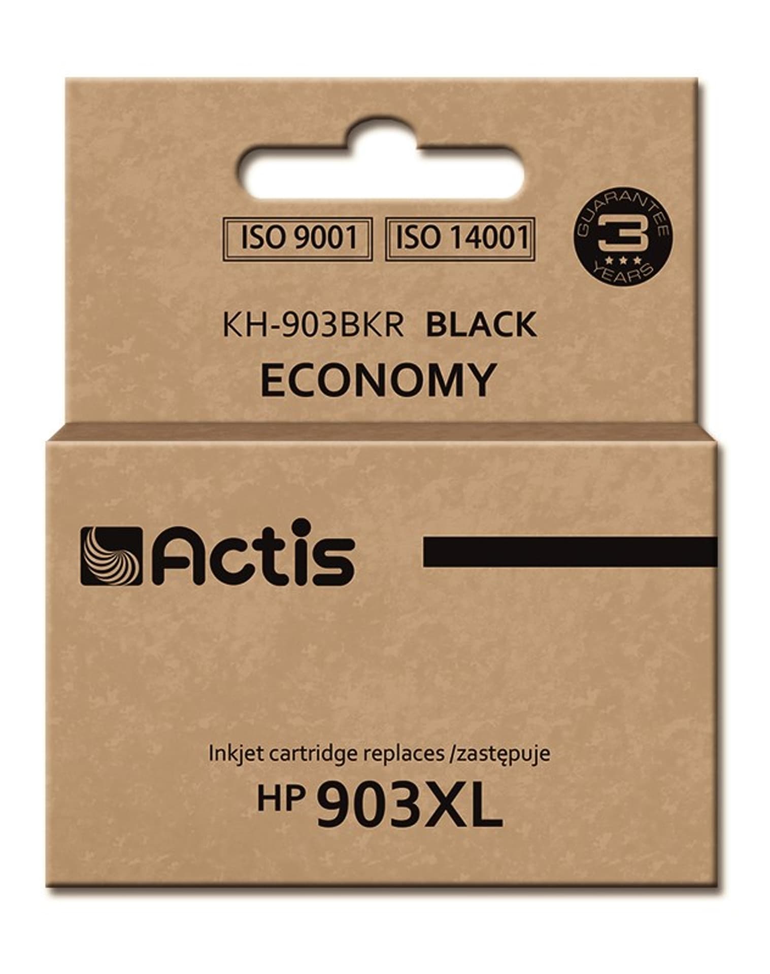 

Tusz Actis KH-903BKR (zamiennik HP 903XL T6M15AE; Standard; 30ml; czarny) - Nowy Chip, Zamiennik hp 903xl t6m15ae;standard;30ml;czarny) - nowy chi