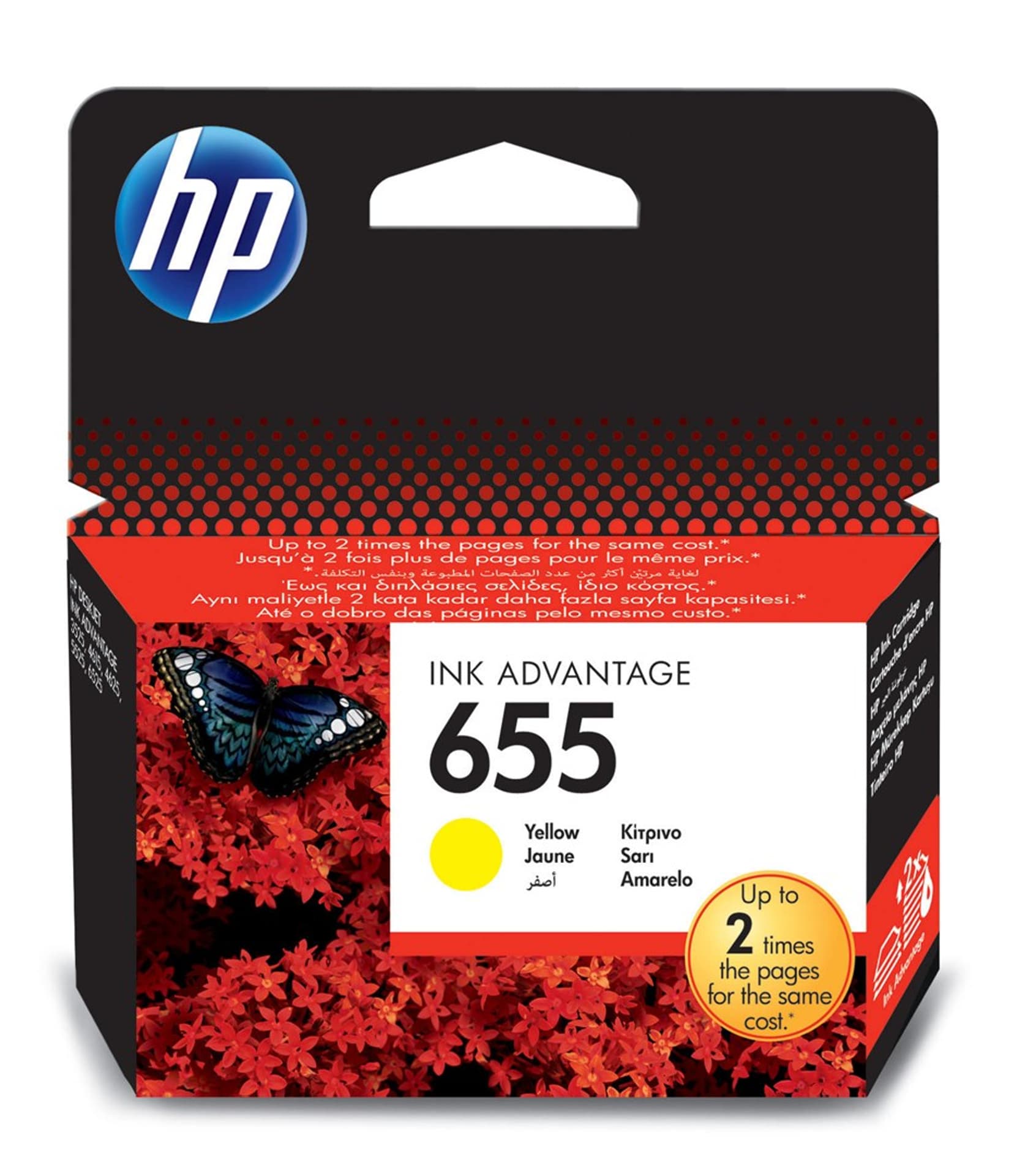 

Wkład HP 655 Żółty CZ112AE
